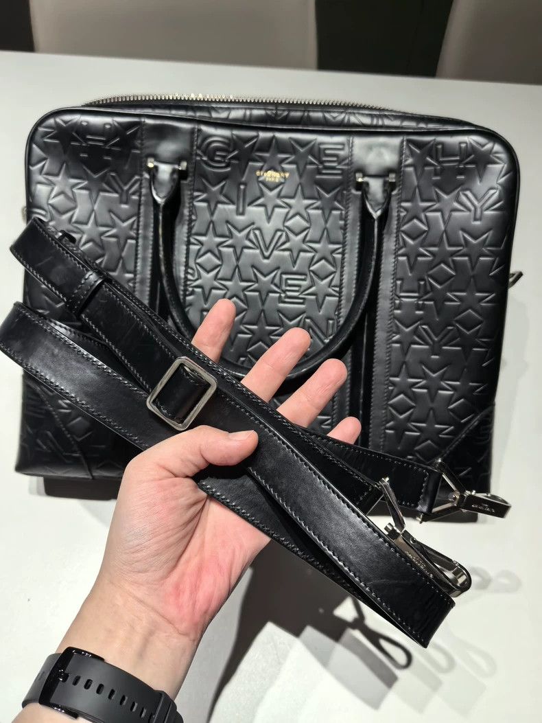 Givenchy Givenchy Black Star Pattern Briefcase Size ONE SIZE - 5 Thumbnail