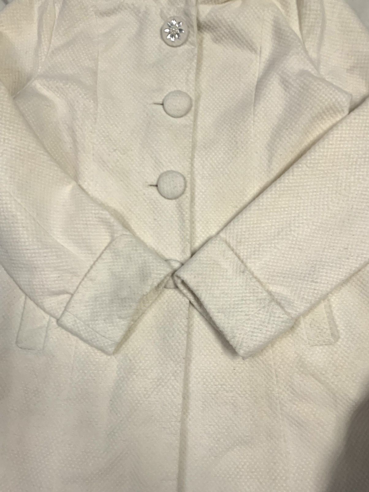 Japanese Brand Japanese Recherie White Cream Fox Fur Hooded Coat Jacket Size M / US 6-8 / IT 42-44 - 10 Thumbnail