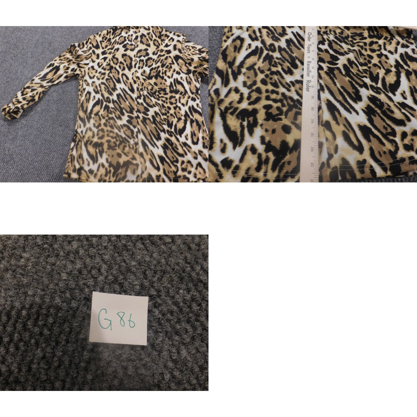 Vintage Mint Limit Brown Animal Print Button Blazer Womens Jacket XL Mid-Length Casual Winter Vintage No Size XL / US 12-14 / IT 48-50 - 9 Thumbnail