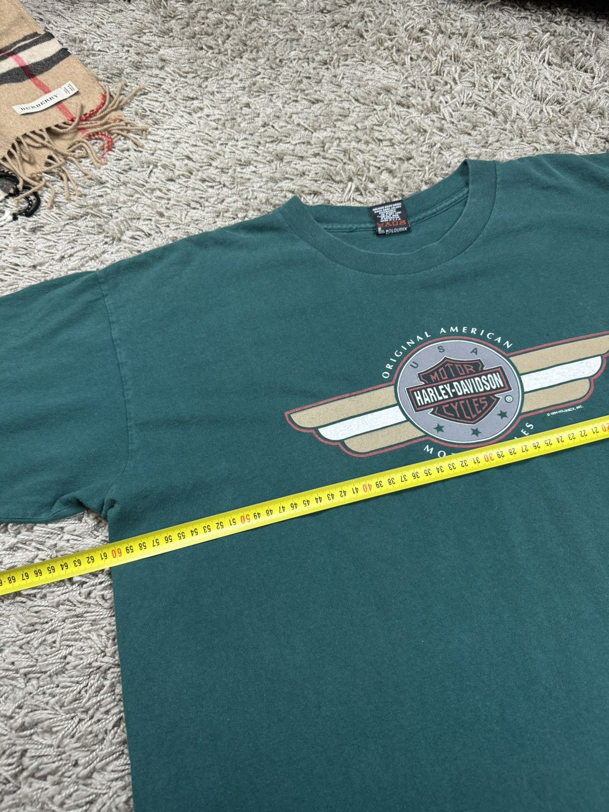 Harley Davidson × Vintage Vintage rare t shirt Harley Davidson USA 90s original item Size US XL / EU 56 / 4 - 5 Thumbnail