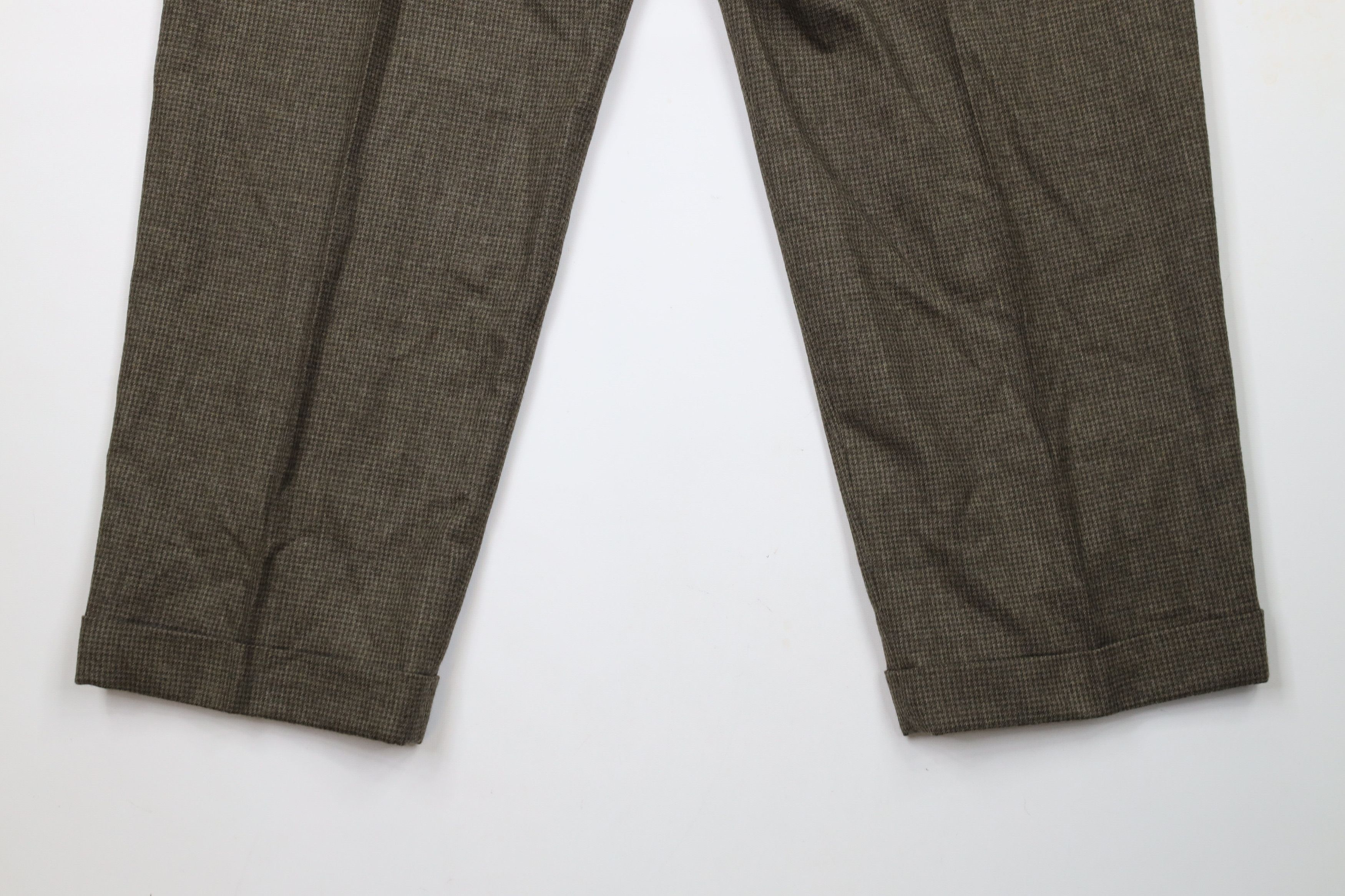 Vintage Vintage 90s Streetwear Houndstooth Cuffed Chino Pants Size US 36 / EU 52 - 11 Thumbnail