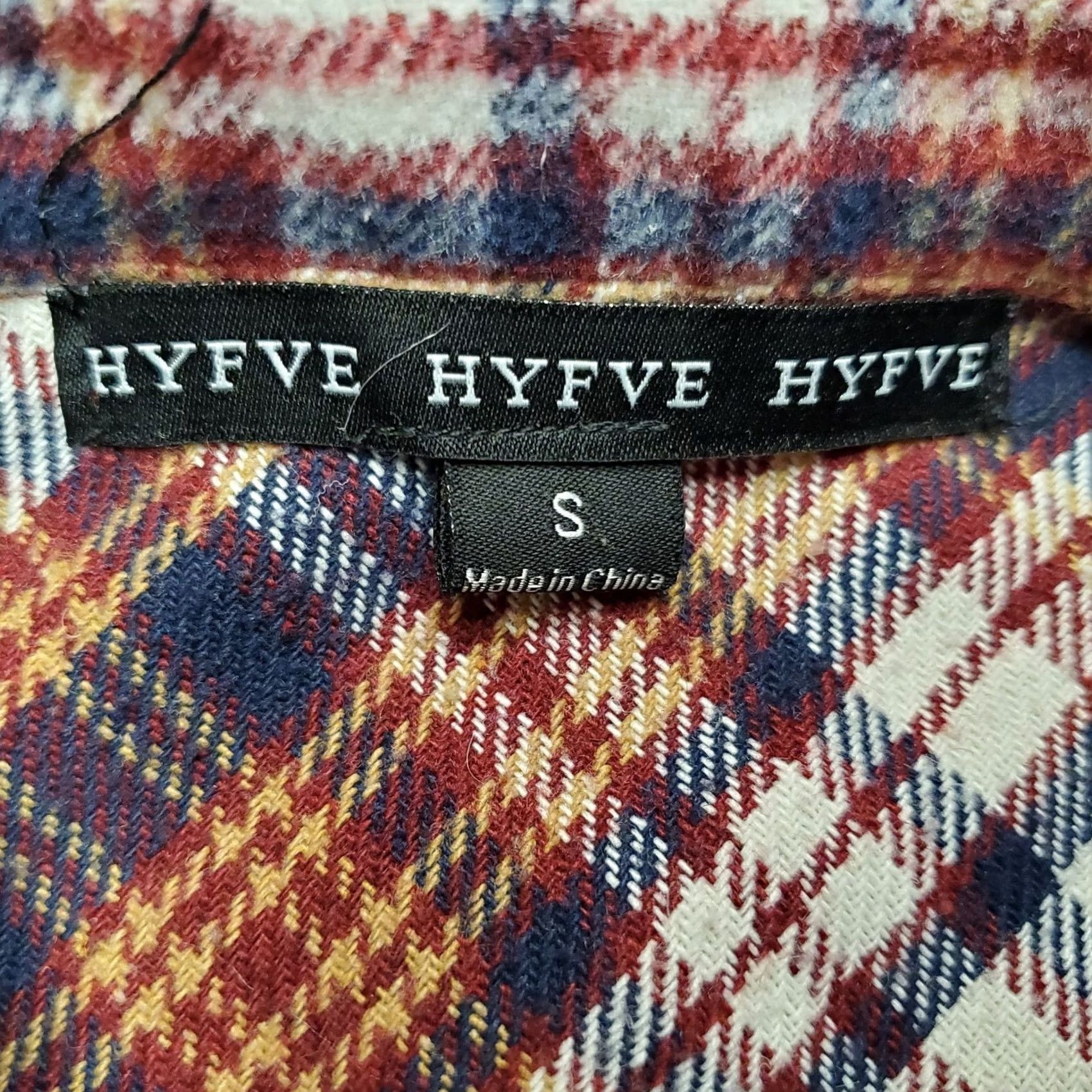 Vintage HYFVE Jacket Women S Red Blue Plaid Heavyweight Flannel Overshirt Cabin Gorp Shirt Womens Size S / US 4 / IT 40 - 4 Thumbnail