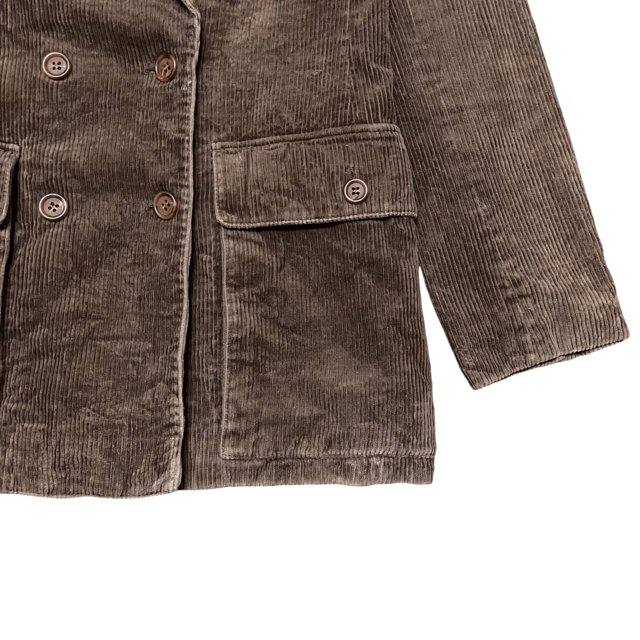 Jil Sander Vintage Jill Sander Corduroy Double Breasted Coat Size US S / EU 44-46 / 1 - 4 Thumbnail
