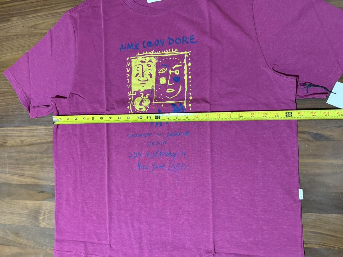 Aime Leon Dore Aime Leon Dore Gallery Cubist Tee Logo T-Shirt Beaujolais Size US XXL / EU 58 / 5 - 6 Thumbnail