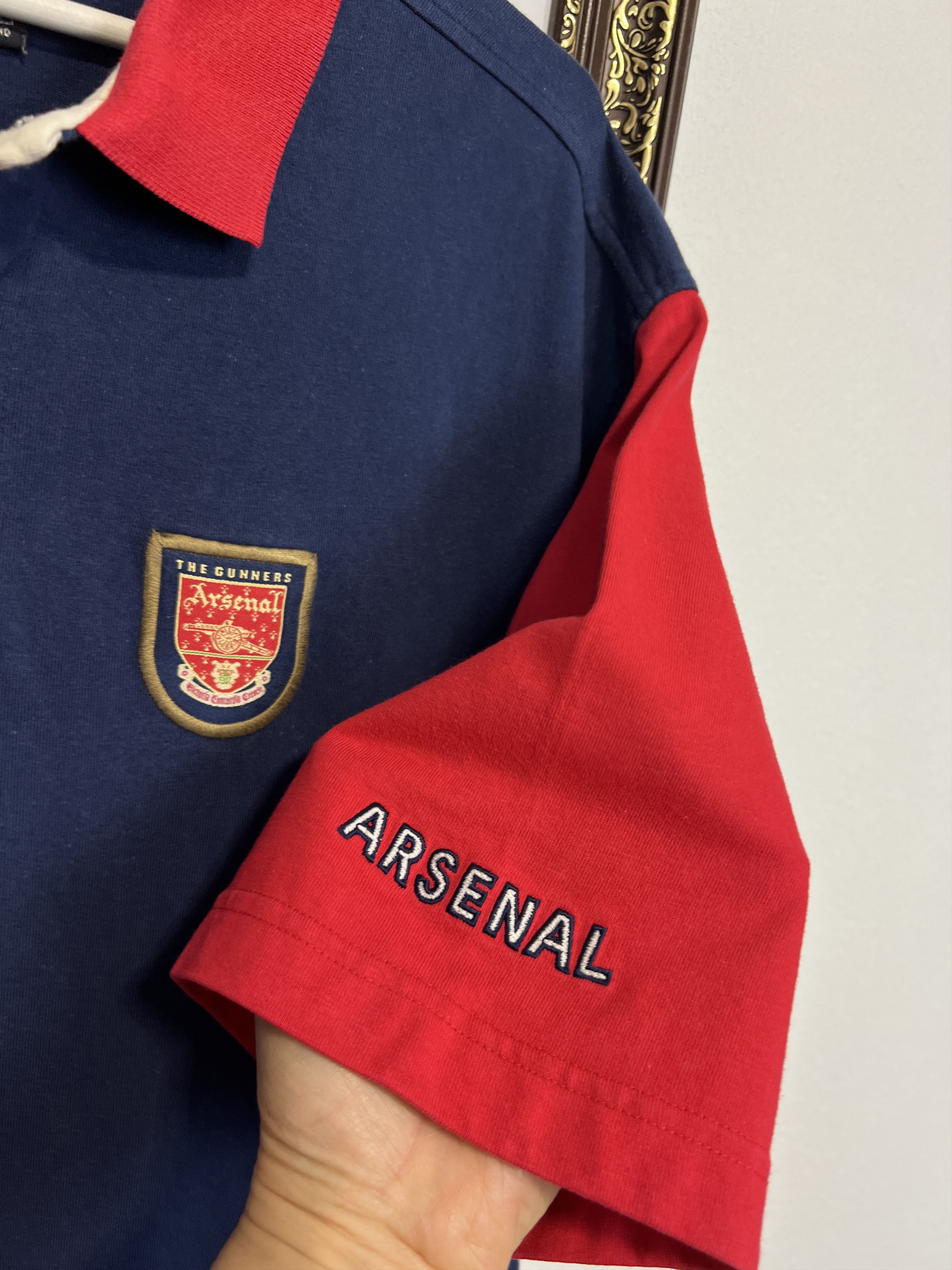 Nike Nike Arsenal Football Train Shirt Polo Soccer Gunners Jersey Size US L / EU 52-54 / 3 - 4 Thumbnail