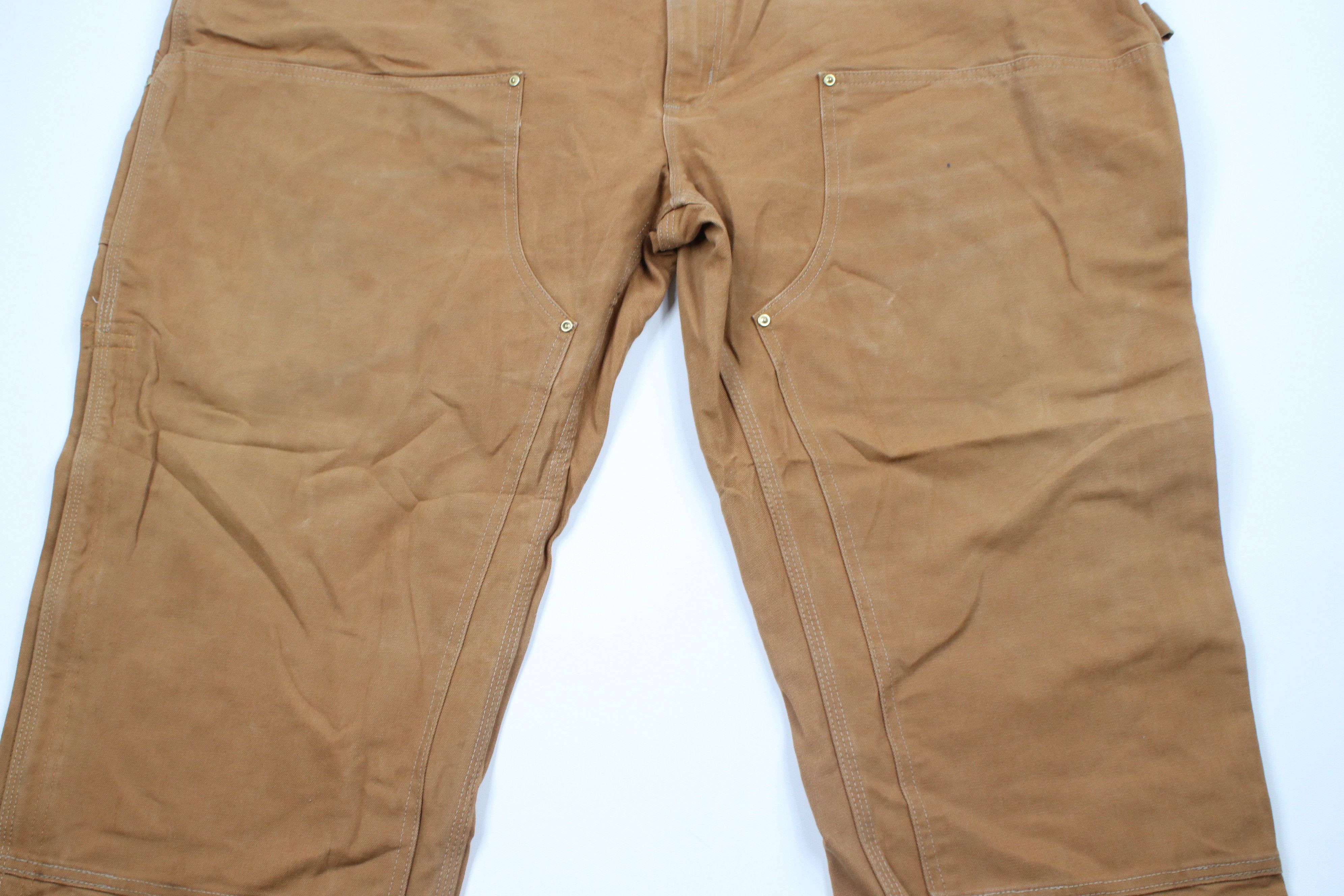 Carhartt × Vintage Carhartt Heavyweight Loose Wide Leg Double Knee Pants USA Size US 44 / EU 60 - 3 Thumbnail