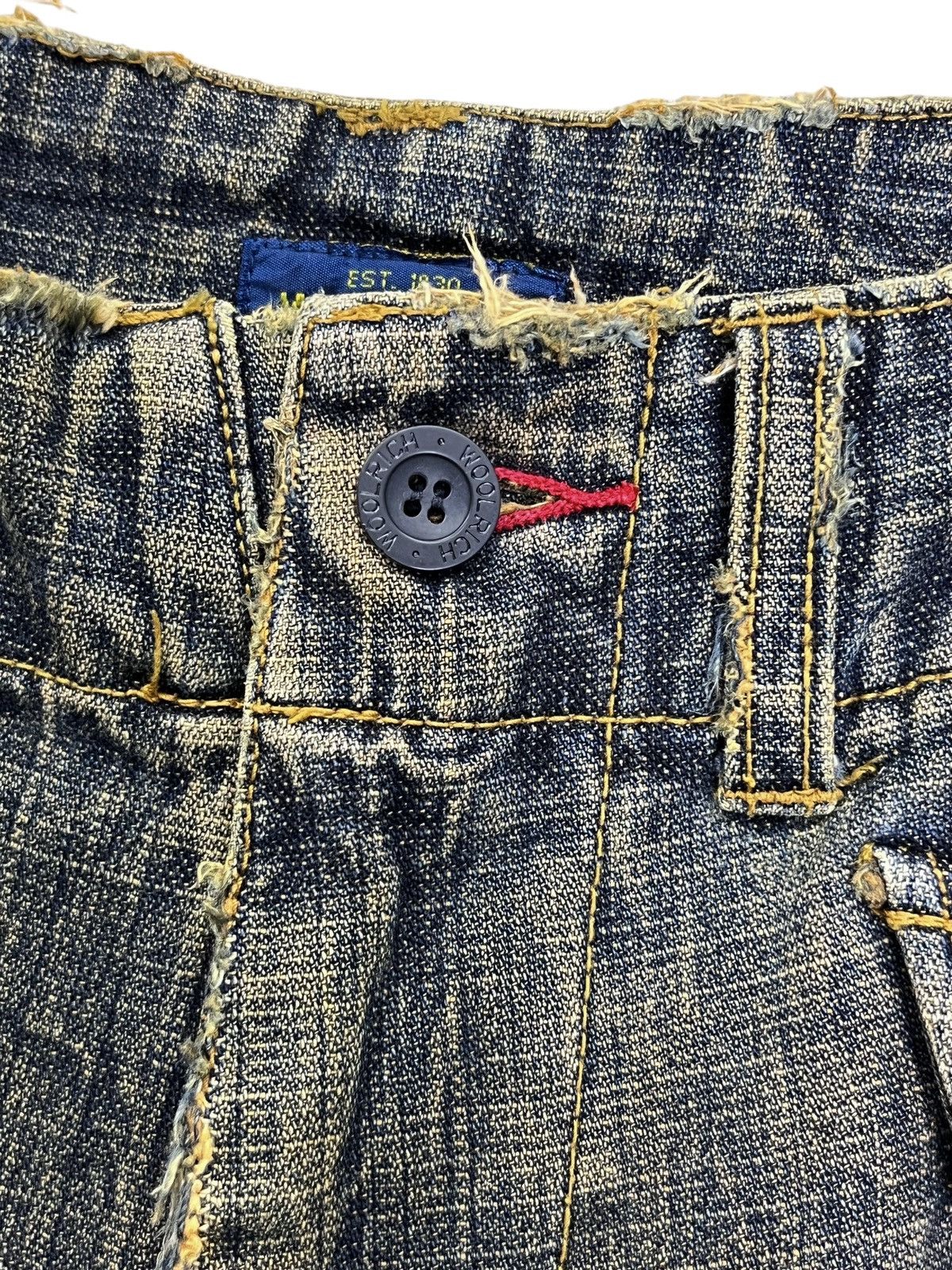 Vintage × Woolrich Woolen Mills FYE🔥Vintage 90’s WOOLRICH Mudmax Claw Mark Baggy Denim Size US 32 / EU 48 - 14 Thumbnail