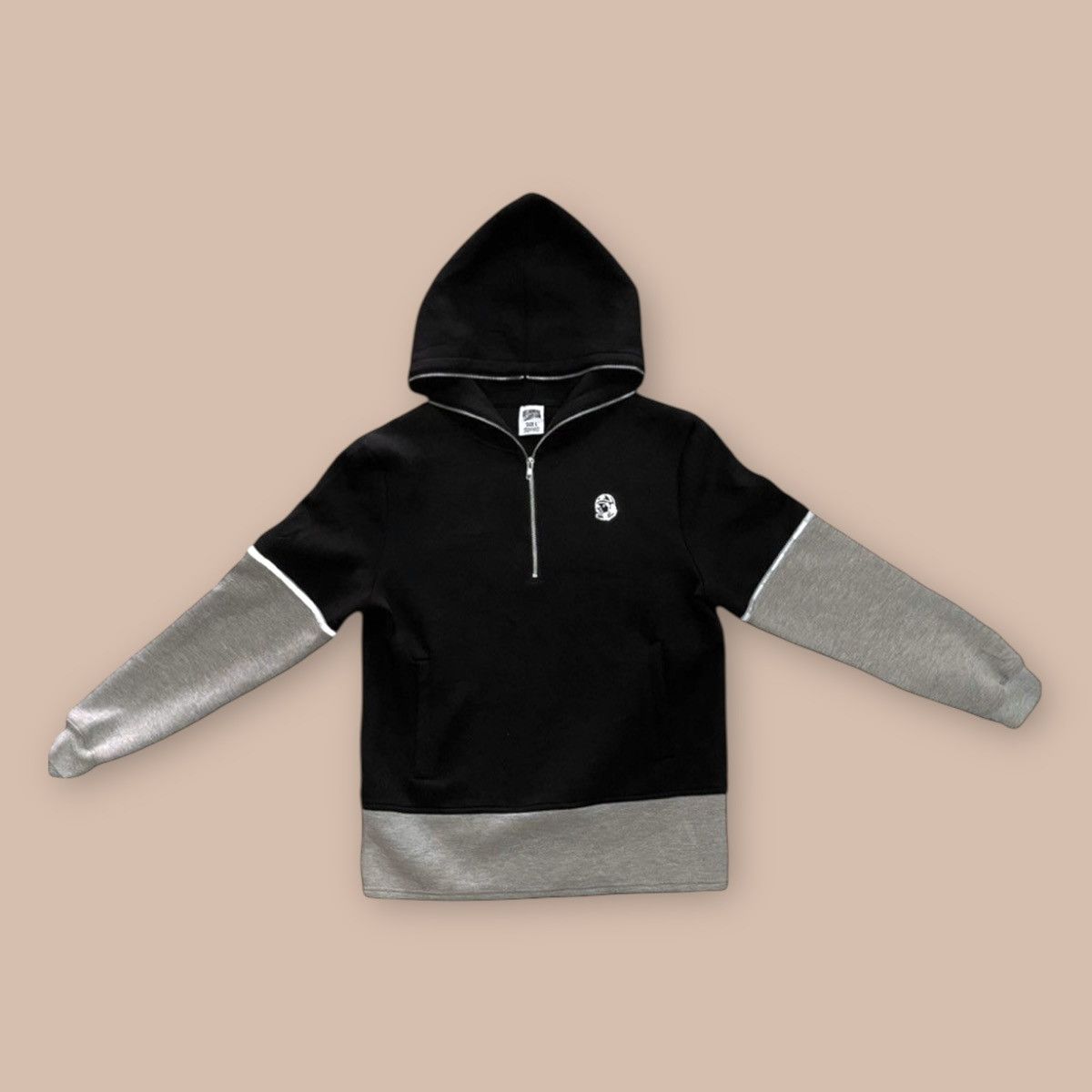 Pre-owned Billionaire Boys Club Full Zip Hoodie In Black