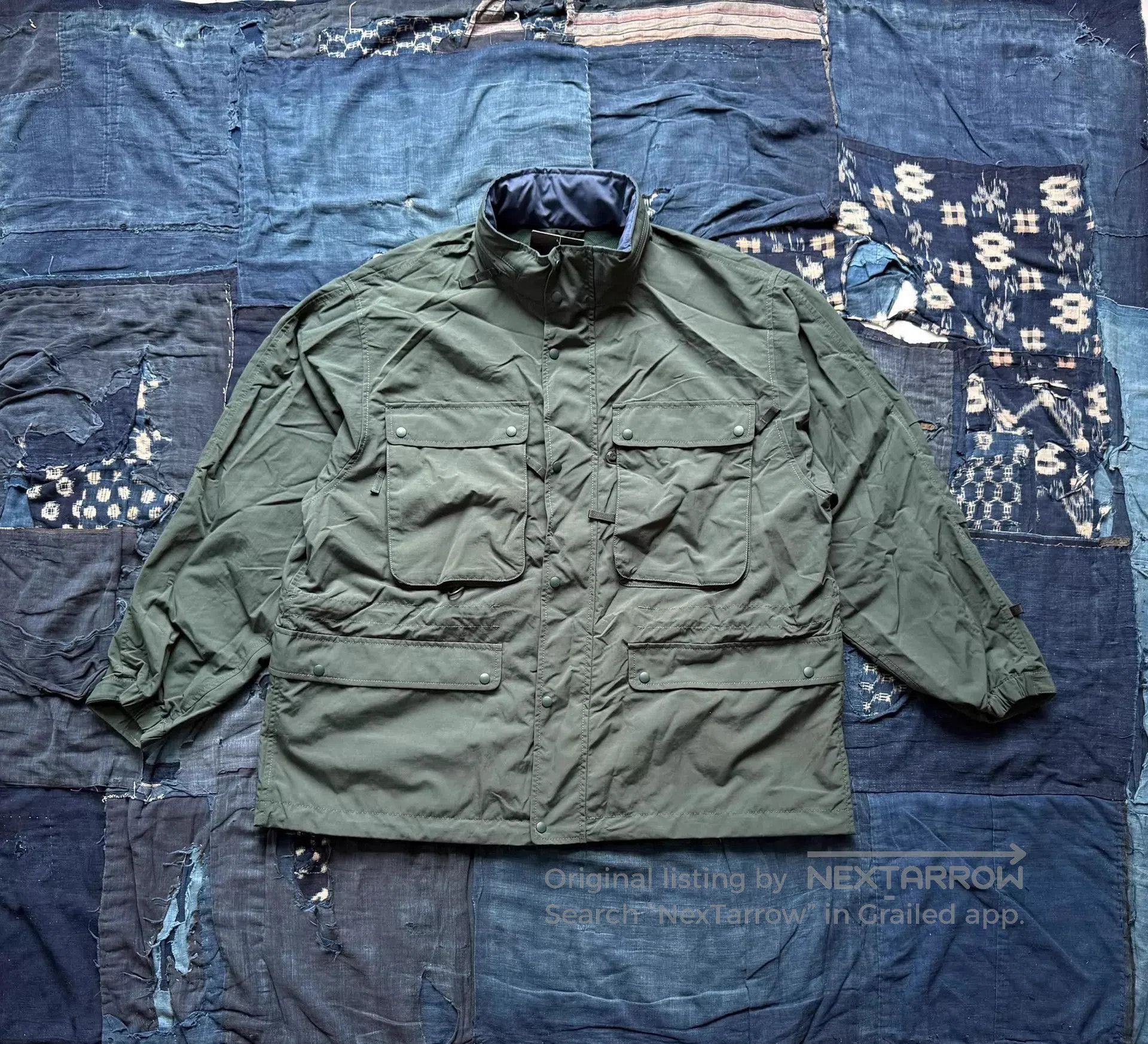 DAIWA PIER39 Green Utility Jacket with Pockets - Size L. Size US L / EU 52-54 / 3 - 1 Thumbnail