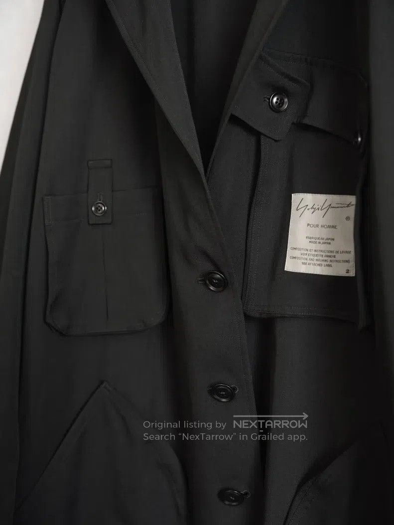 Yohji Yamamoto Yohji Yamamoto Multi-pocket Two-sided Long Coat Size US M / EU 48-50 / 2 - 3 Thumbnail