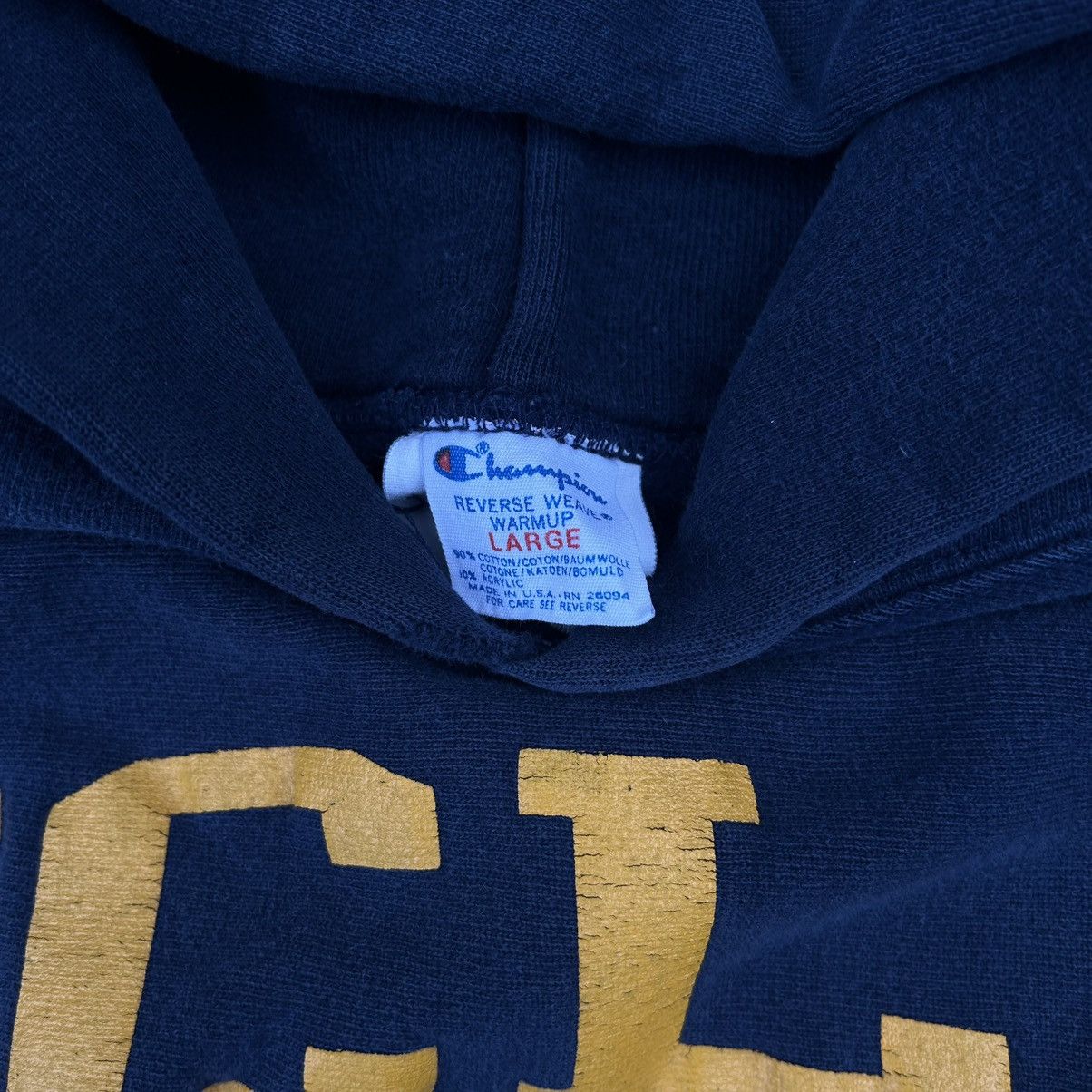 Champion Vintage 80’s UCLA Track Champion Reverse Weave Hoodie Sz L Size US L / EU 52-54 / 3 - 2 Thumbnail