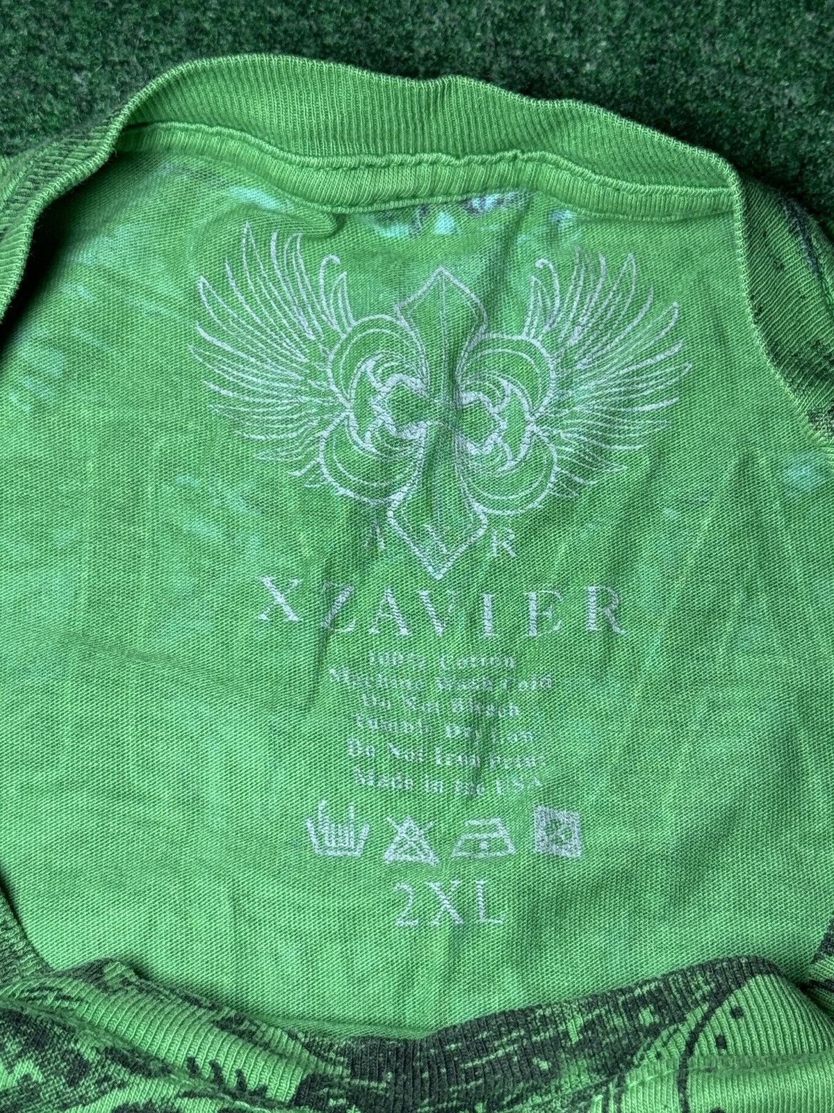 Affliction Y2K Xzavier Affliction Style Skull Gothic Grunge T Shirt Size US XXL / EU 58 / 5 - 3 Thumbnail