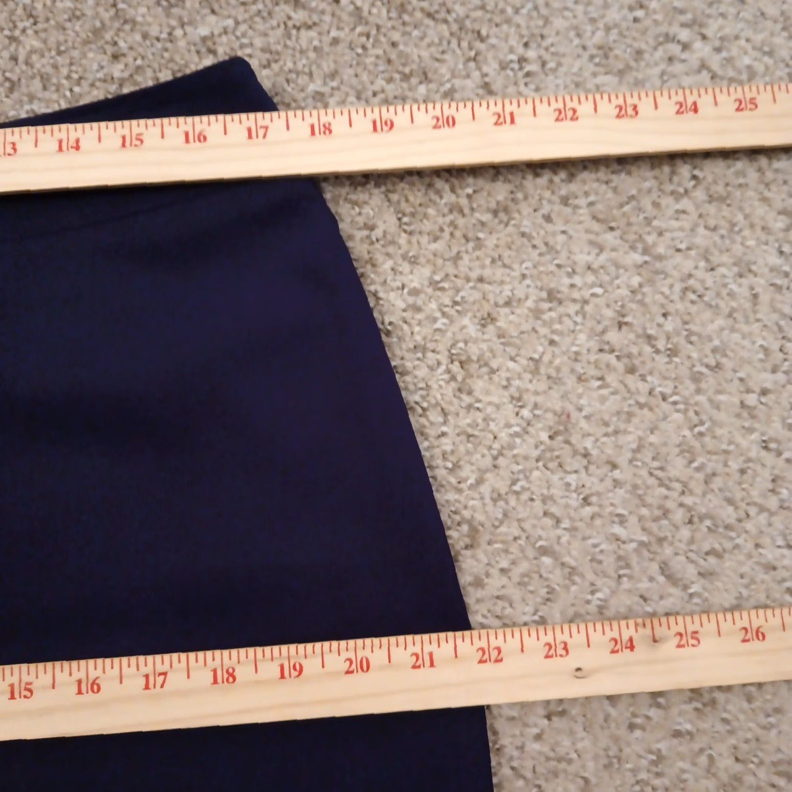 Vintage Hennes Skirt Women Knee Length Blue Polyester Pencil Pleat Zip 14 Regular Size 14 Vintage No Size 36" / US 14 / IT 50 - 3 Thumbnail