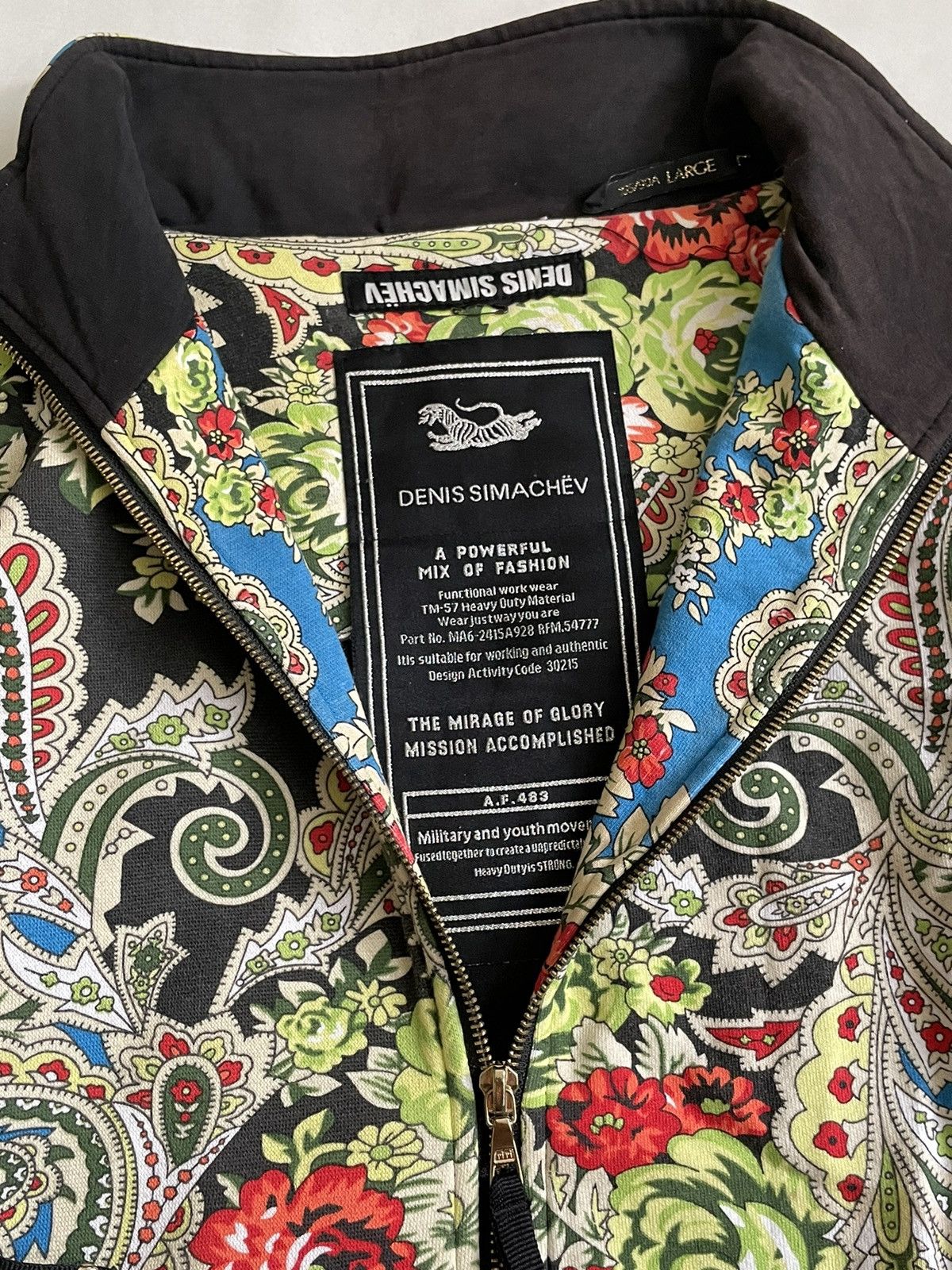 Denis Simachev × Vintage Vintage Denis Simachov fashion jacket Size L / US 10 / IT 46 - 7 Thumbnail