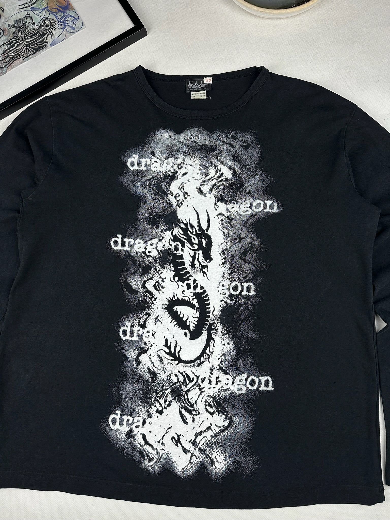 Japanese Brand Vintage Dolce & Gabanna Style dragon tribal Longsleeve Size US M / EU 48-50 / 2 - 7 Thumbnail