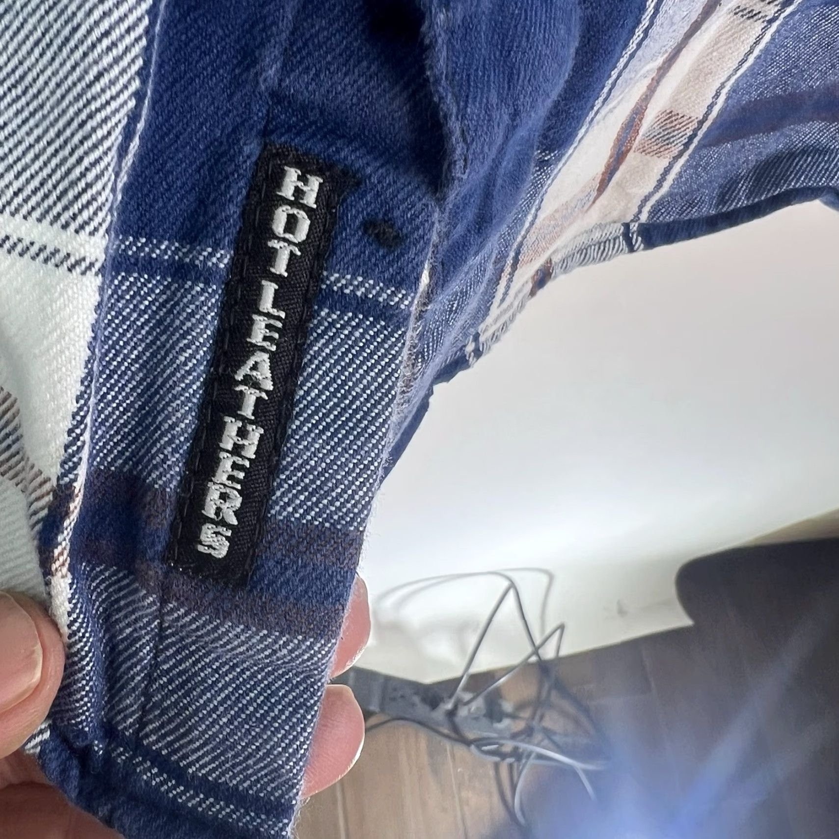 Vintage Hot Leathers Plaid Flannel Button-Up Shirt 2XL Blue Casual Workwear Mens Size US XXL / EU 58 / 5 - 5 Thumbnail