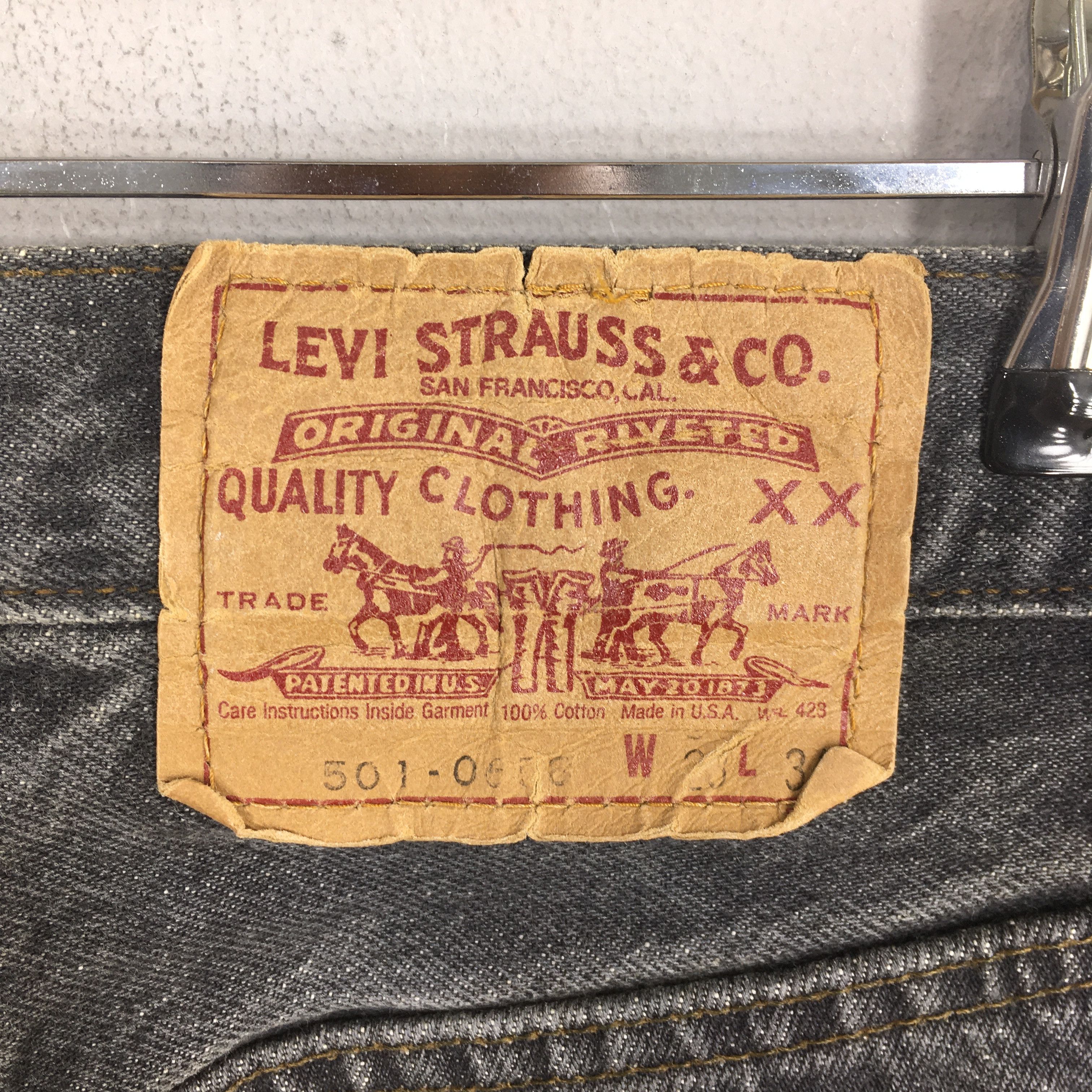 Levi's Size 26x28 Vintage 80s Levi's 501 Faded Black Jeans S130 Size 26" / US 2 / IT 38 - 11 Thumbnail