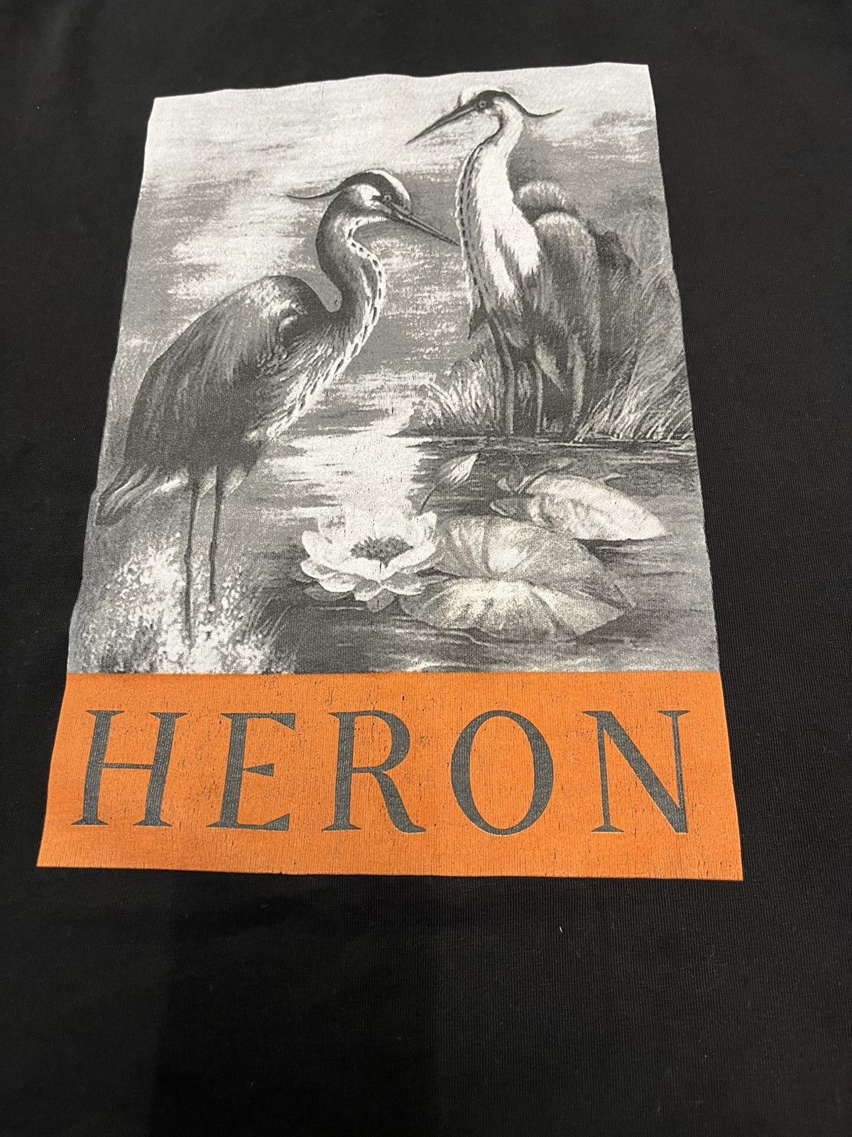 Heron Preston Heron Preston Black 'Heron' T-Shirt Size US XL / EU 56 / 4 - 3 Thumbnail