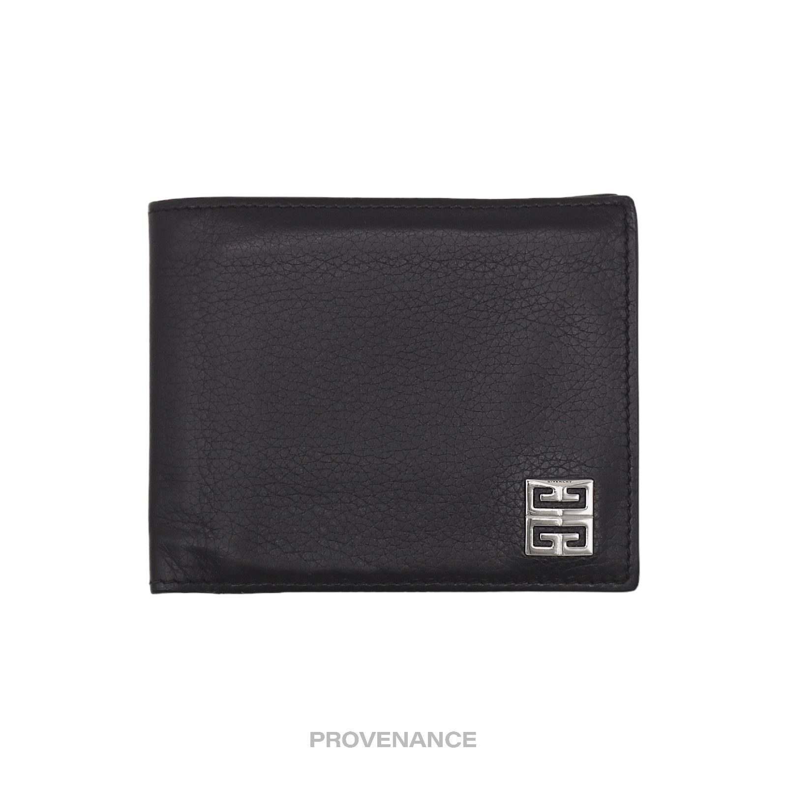 Givenchy 🔴 Givenchy 4G Logo 8CC Bifold Wallet - Black Leather Size ONE SIZE - 2 Thumbnail