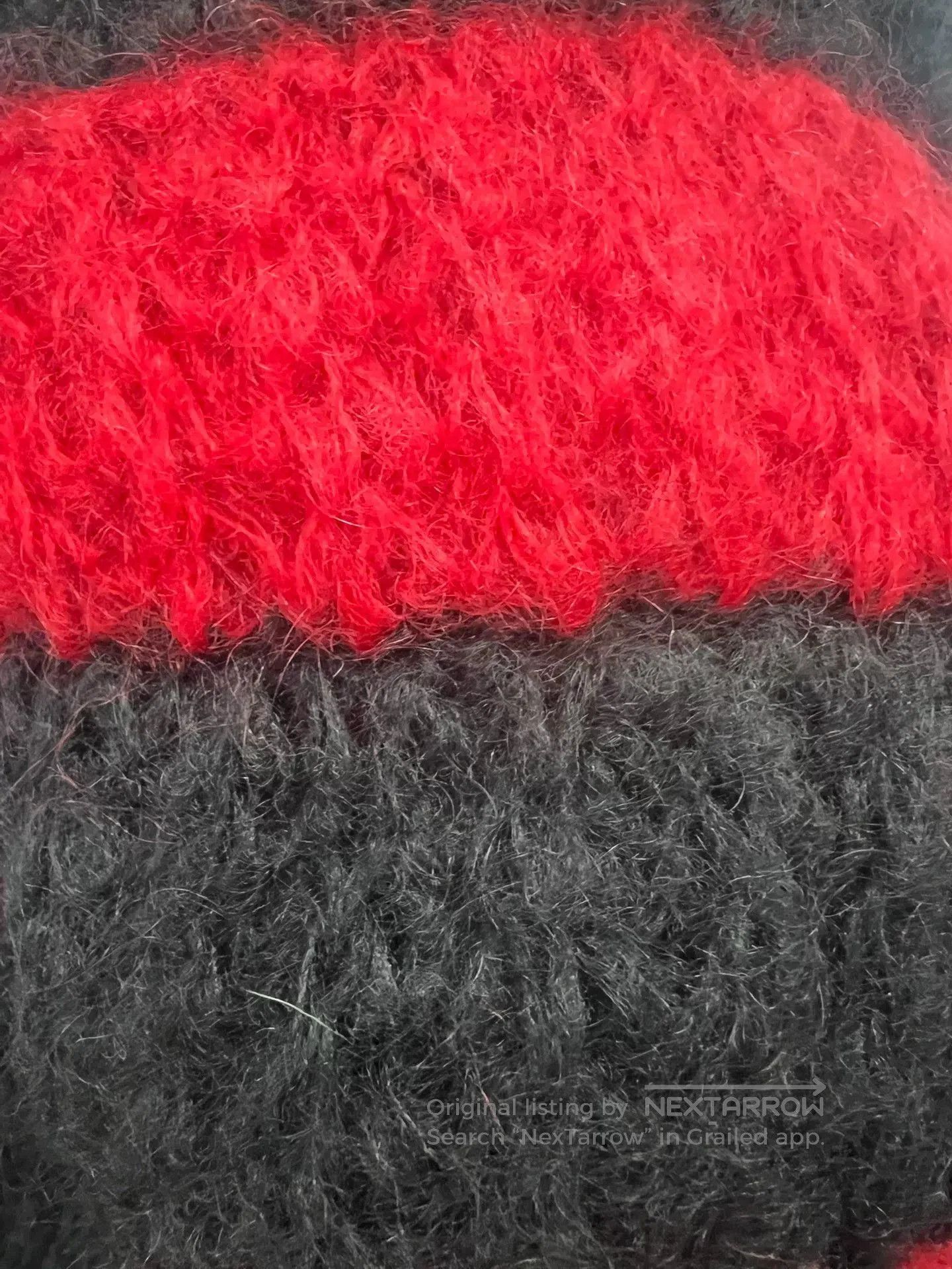 Saint Laurent Paris Saint Laurent Black Red Knit Sweater. Size US M / EU 48-50 / 2 - 3 Thumbnail