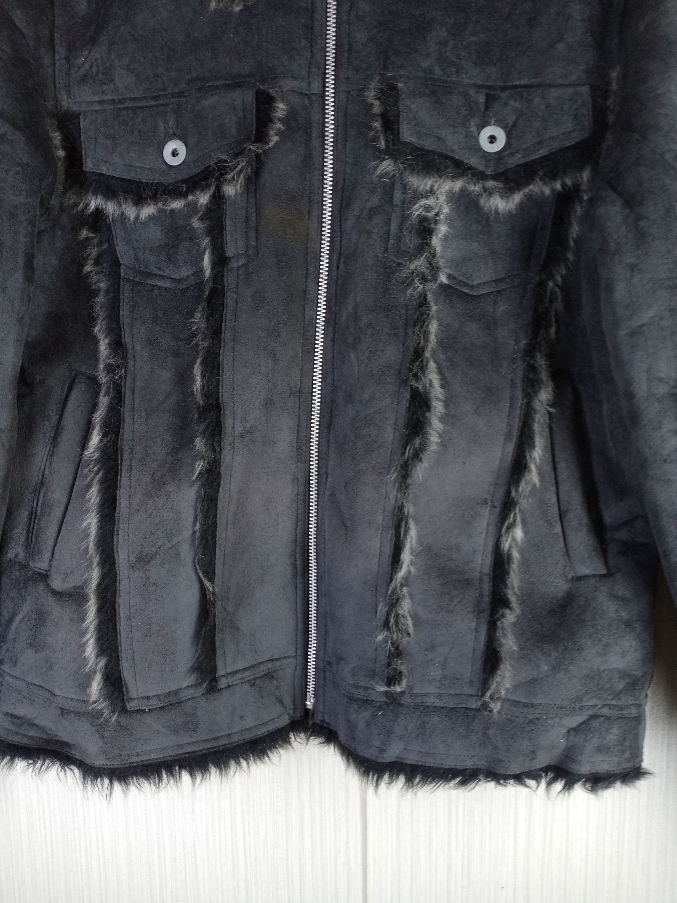 If Six Was Nine Rare Double Bleach Faux Fur Sherling Jacket Size US M / EU 48-50 / 2 - 5 Thumbnail