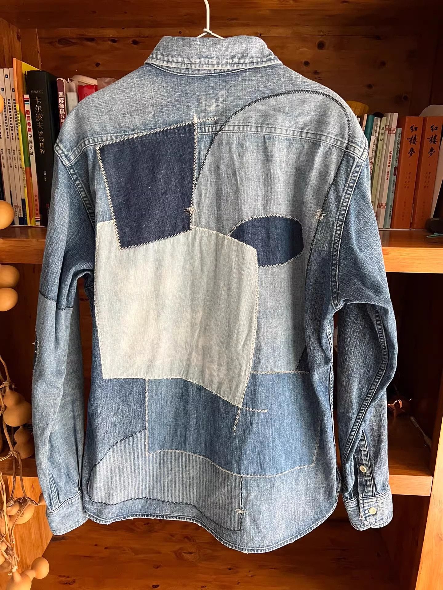 Japan Blue Jeans Japan Blue Jeans Indigo Vintage Denim Shirt Size US L / EU 52-54 / 3 - 7 Thumbnail