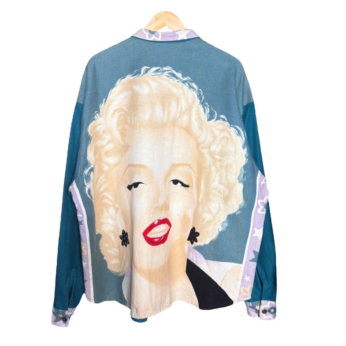 Band Tees × Designer × Vintage Vintage Kiki Layne Marilyn Monroe Printed Pocket Shirt Size US XL / EU 56 / 4 - 1 Thumbnail