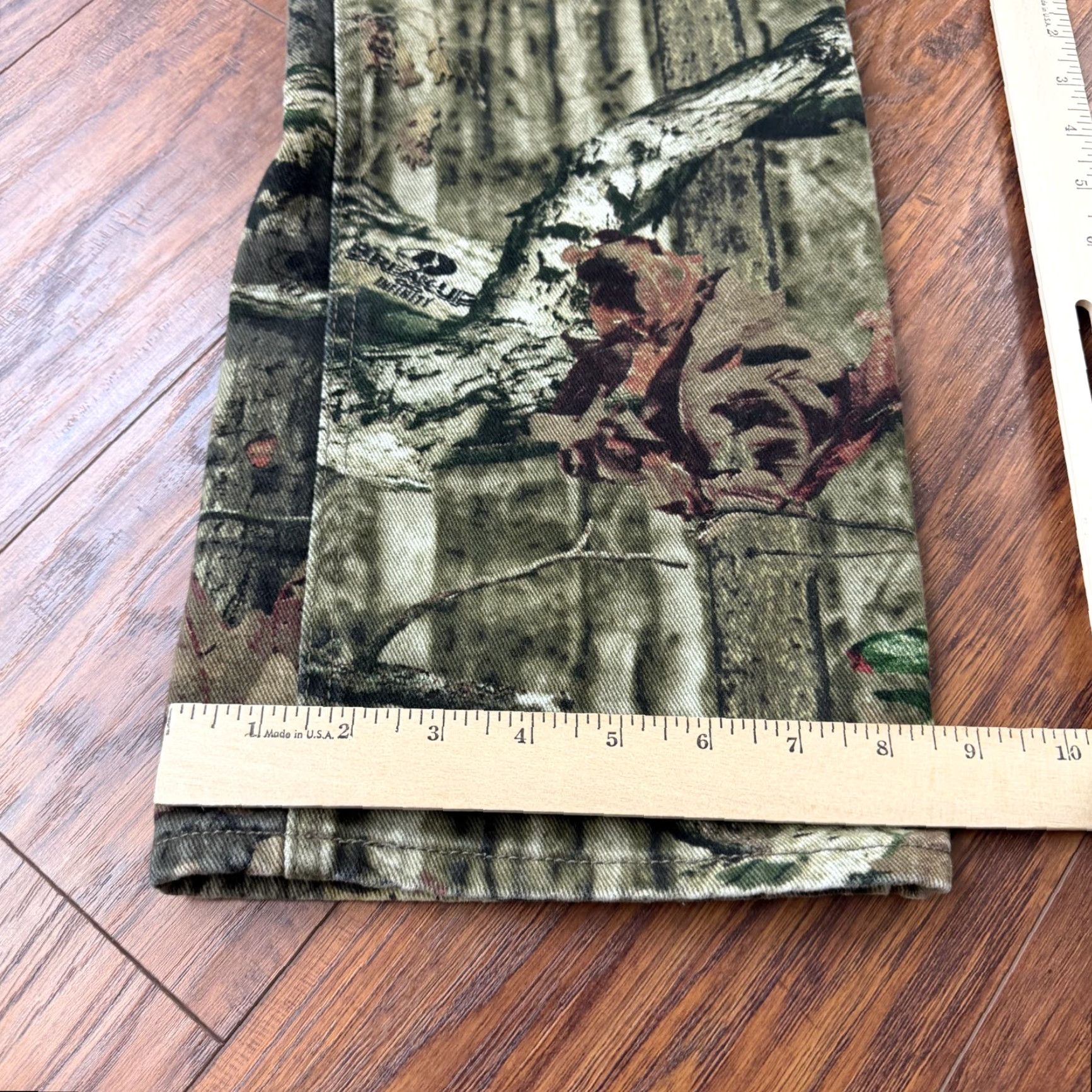 Vintage Mossy Oak Pants Mens 34 Green Camouflage Cotton Chino Straight Regular Size US 31 - 7 Thumbnail