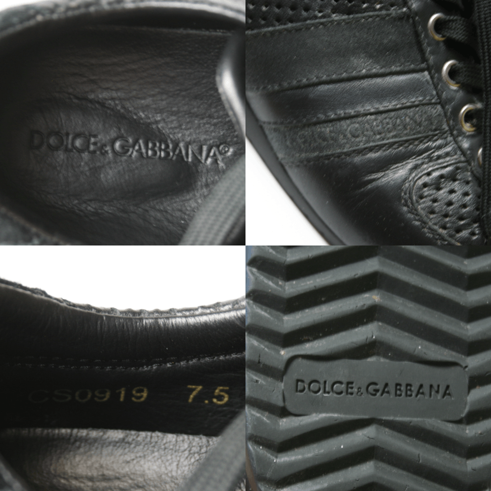 Dolce & Gabbana Perforated Low Leather Sneakers Size US 8.5 / EU 41-42 - 10 Thumbnail