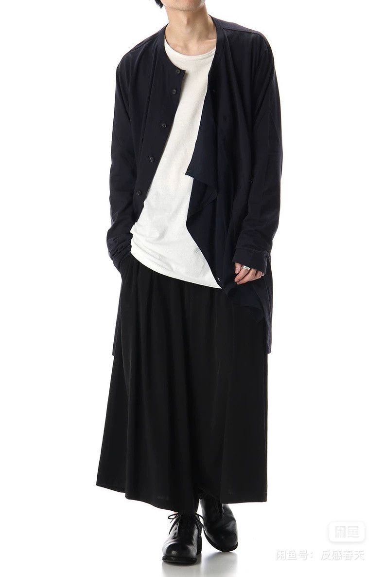 Yohji Yamamoto Yohji Yamamoto size 2 20SS Triacetate Drawstring Pleated Tr Size US 28 / EU 44 - 6 Thumbnail