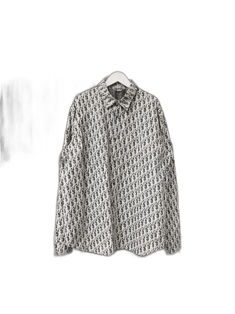 Dior Dior Floral Denim Shirt Size 40 Size US M / EU 48-50 / 2 - 1 Thumbnail