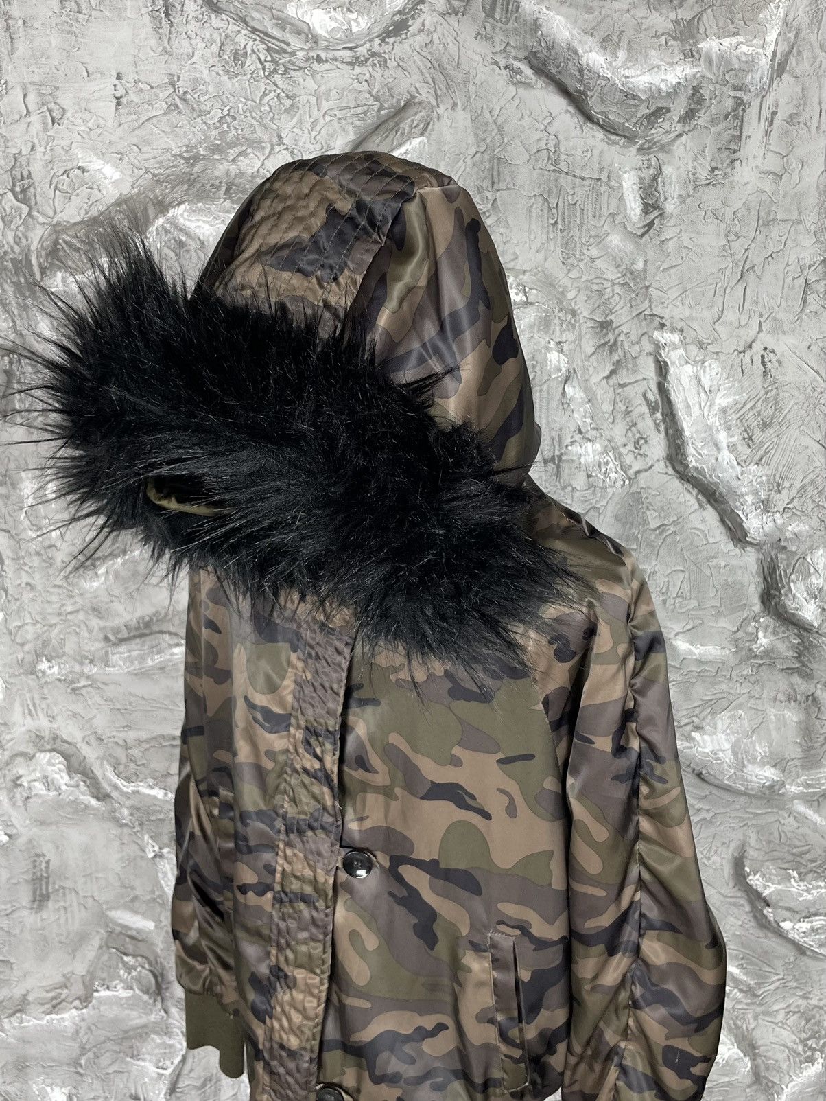 20471120 × If Six Was Nine Y2K Fur Camo Zip Jacket Japanese Hysteric Balenciaga Style Size US M / EU 48-50 / 2 - 6 Thumbnail