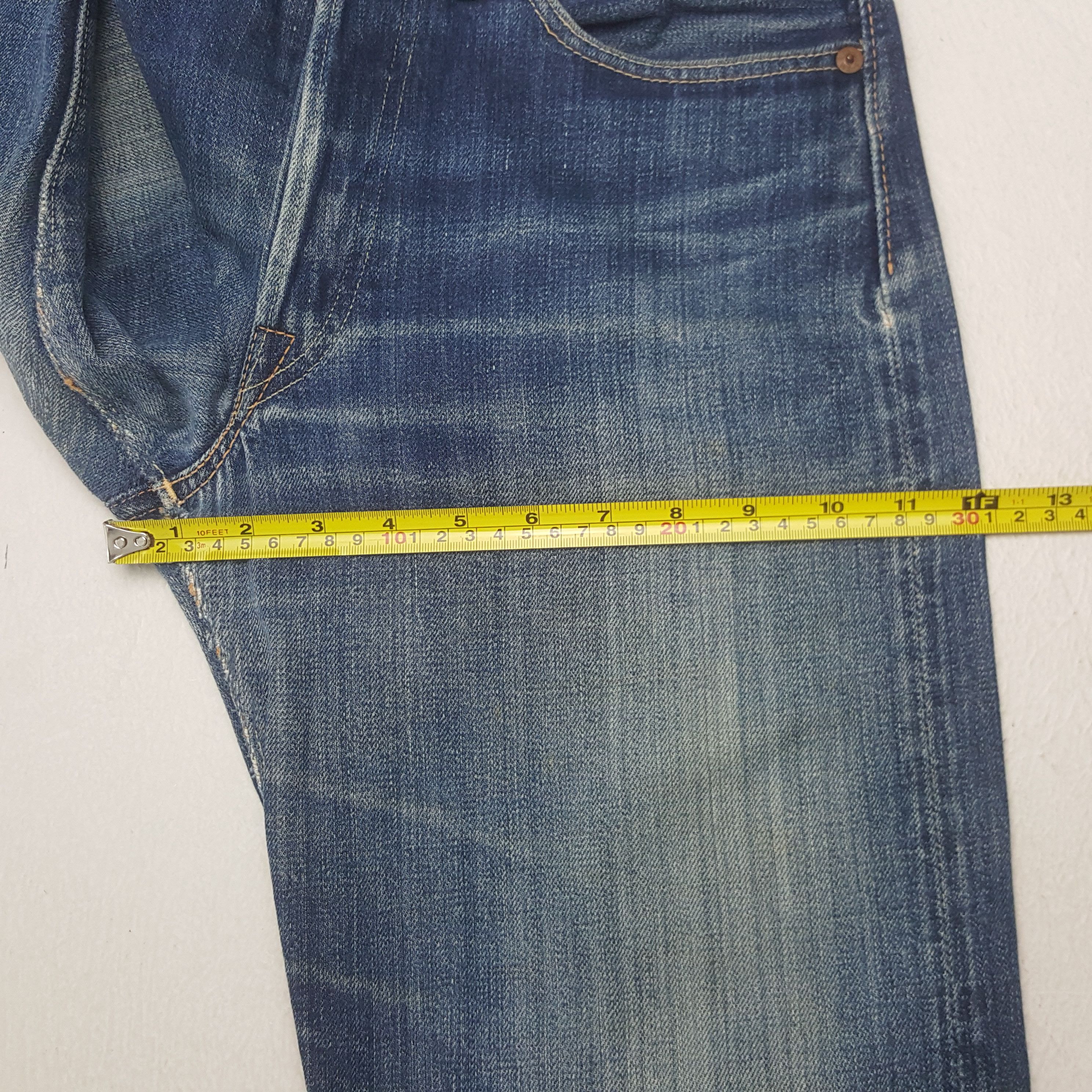 The Real McCoy's Vintage Joe McCoy The Real McCoy's Selvedge Denim Jeans RR21 Size US 29 - 11 Thumbnail