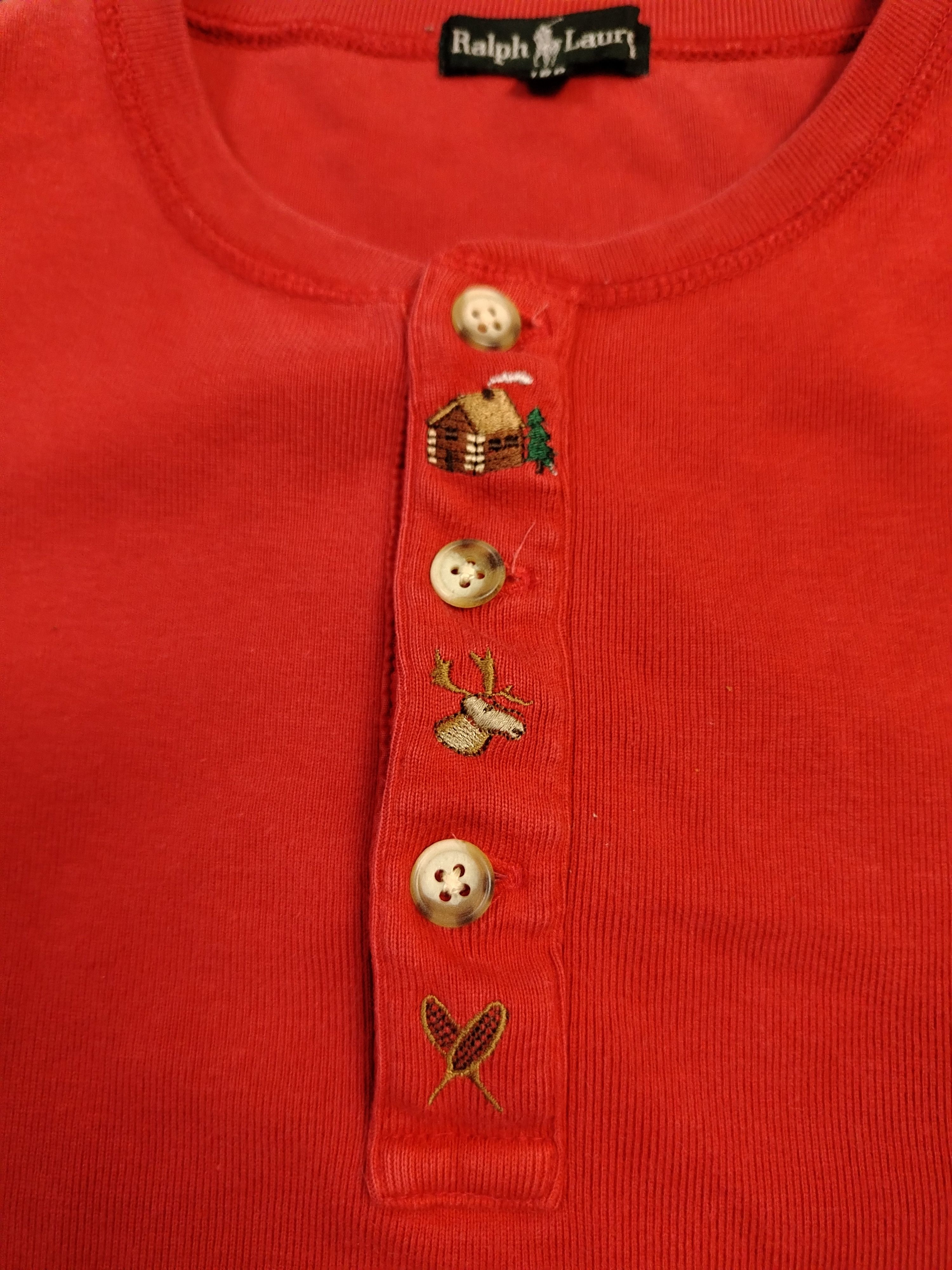 Ralph Lauren Vintage Henley Ralph Lauren Size S / US 4 / IT 40 - 2 Thumbnail
