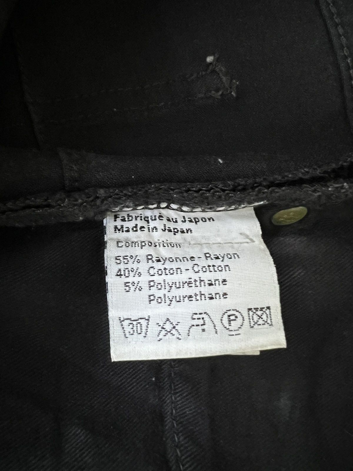 Dior Dior Homme Hedi Slimane Goth Super Black Skinny Pants Jeans Size US 26 / EU 42 - 9 Thumbnail