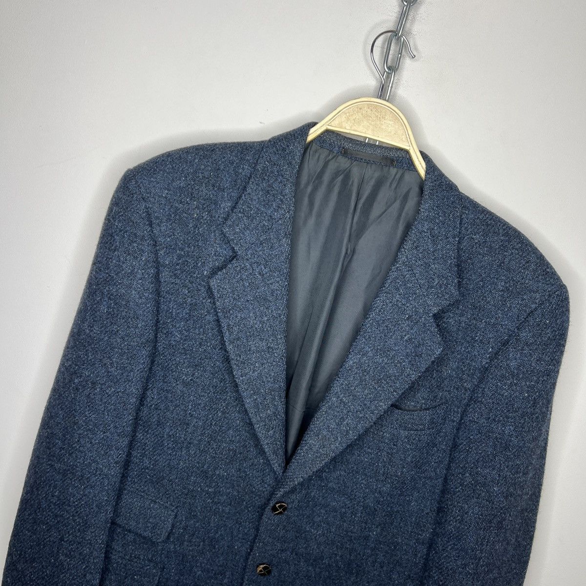 Harris Tweed Rare Vintage Harris Tweed Wool Blazer Size M Size 44R - 4 Thumbnail