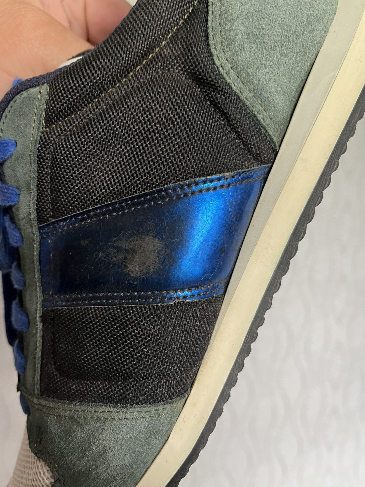 AMI AMI Alexandre Mattiussi Suede Low Trainers Sneakers Size US 11.5 / EU 44-45 - 8 Thumbnail