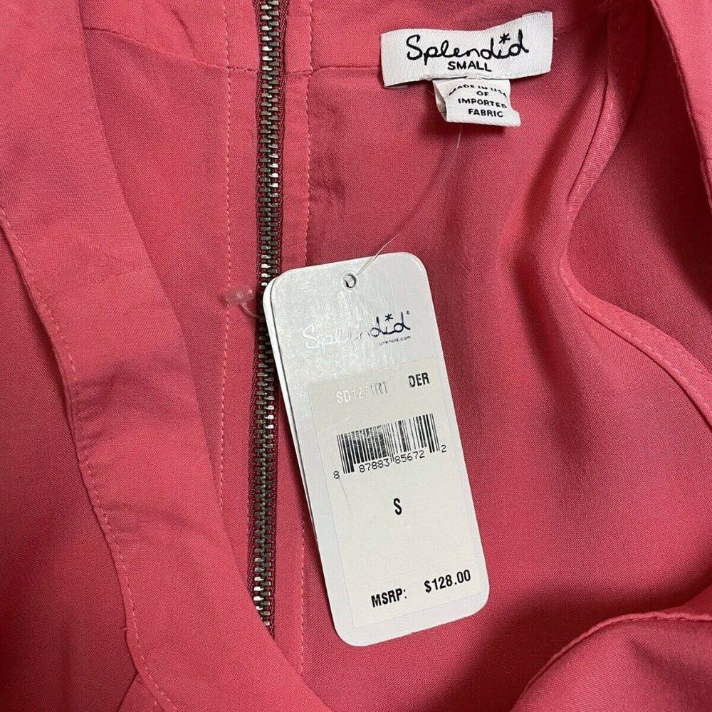 Splendid NWT New $128 Splendid Sleeveless Pink Dress Zip Back Size S Size S / US 4 / IT 40 - 8 Thumbnail