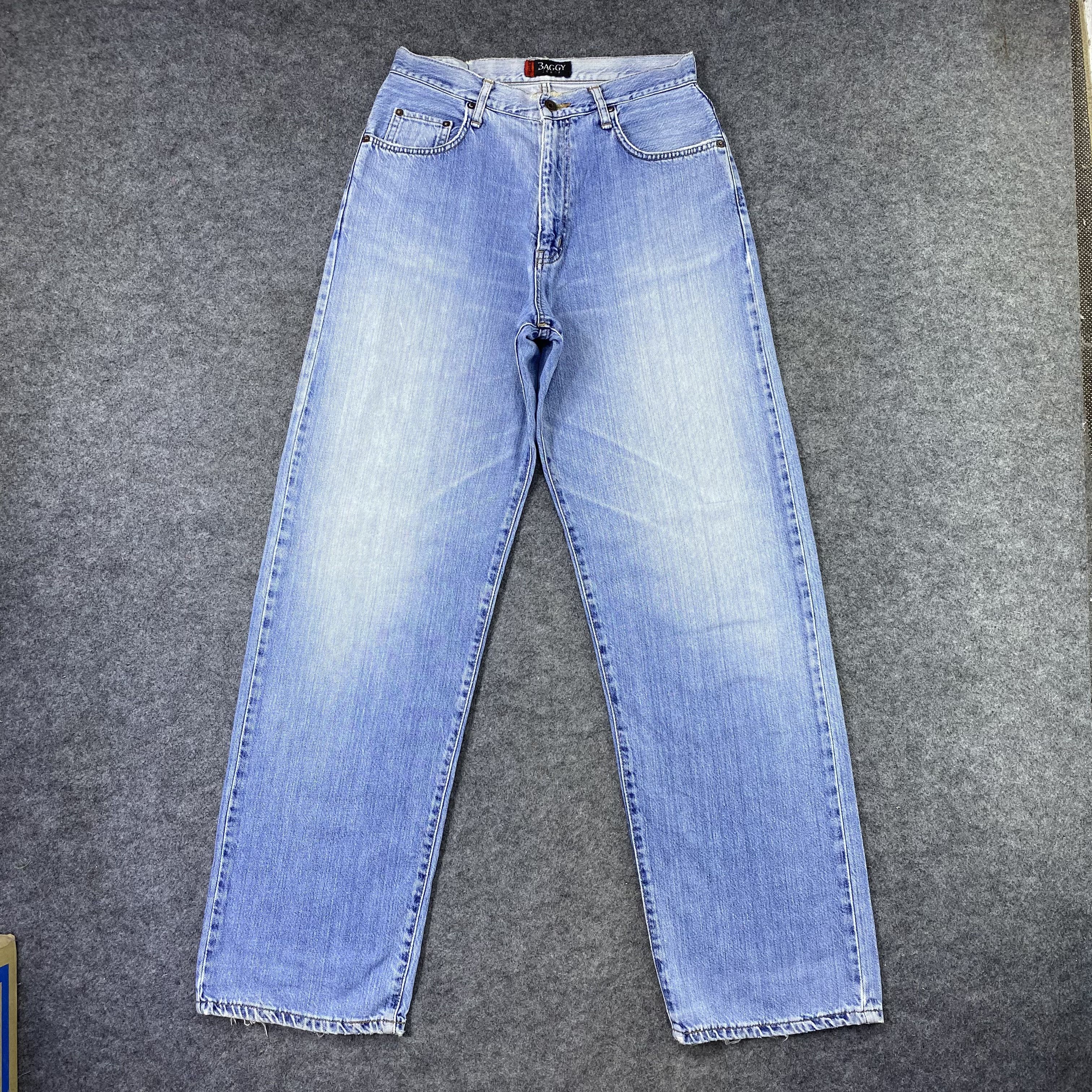 Edwin × Japanese Brand × Jean EDWIN baggy Blue Wash jeans-J1182 Size US 30 / EU 46 - 1 Thumbnail