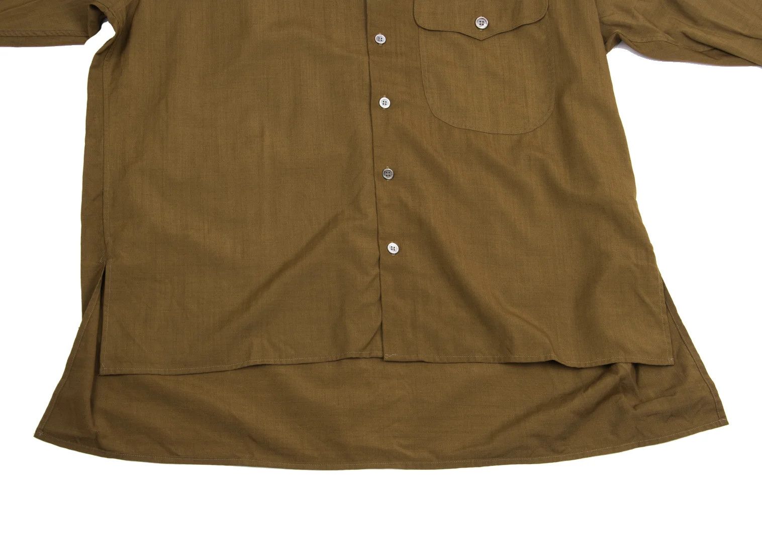 Yohji Yamamoto Yohji Yamamoto Wool Gradient Long Sleeve Shirt Size US M / EU 48-50 / 2 - 10 Thumbnail