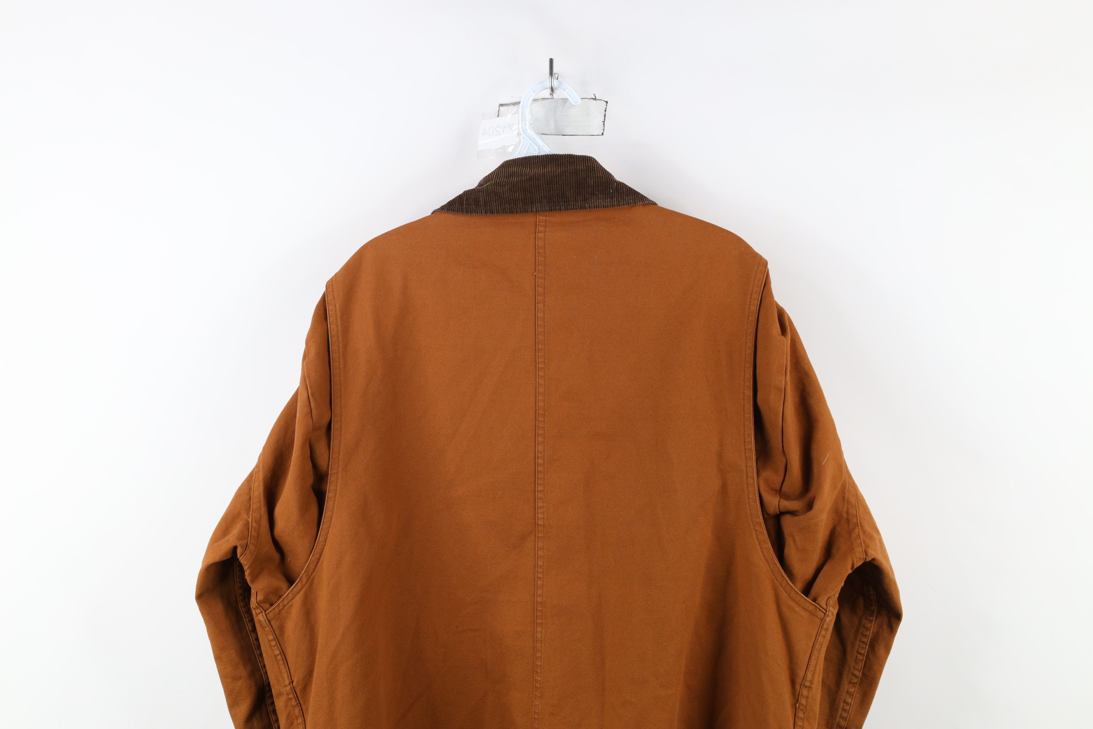 Vintage Vintage 90s Streetwear Corduroy Canvas Chore Barn Jacket Size US XXL / EU 58 / 5 - 12 Thumbnail
