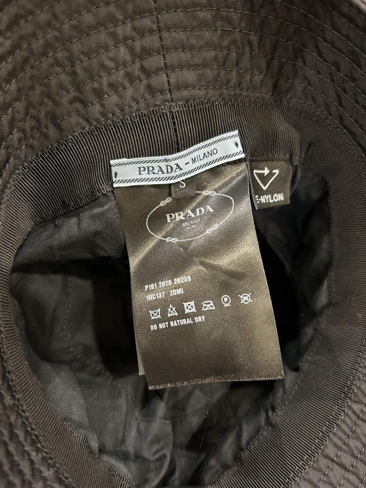 Prada Prada RE-Nylon Bucket Hat - Black Size ONE SIZE - 5 Thumbnail