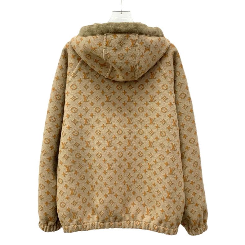 Louis Vuitton Louis Vuitton 23 Brown logo full print sheepwool reversibl Size XS / US 0-2 / IT 36-38 - 2 Thumbnail