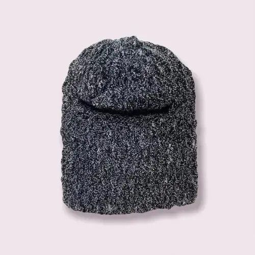 Other Handmade Knitted Balaclava Ski Mask Bunny Panda Style Size ONE SIZE - 2 Thumbnail