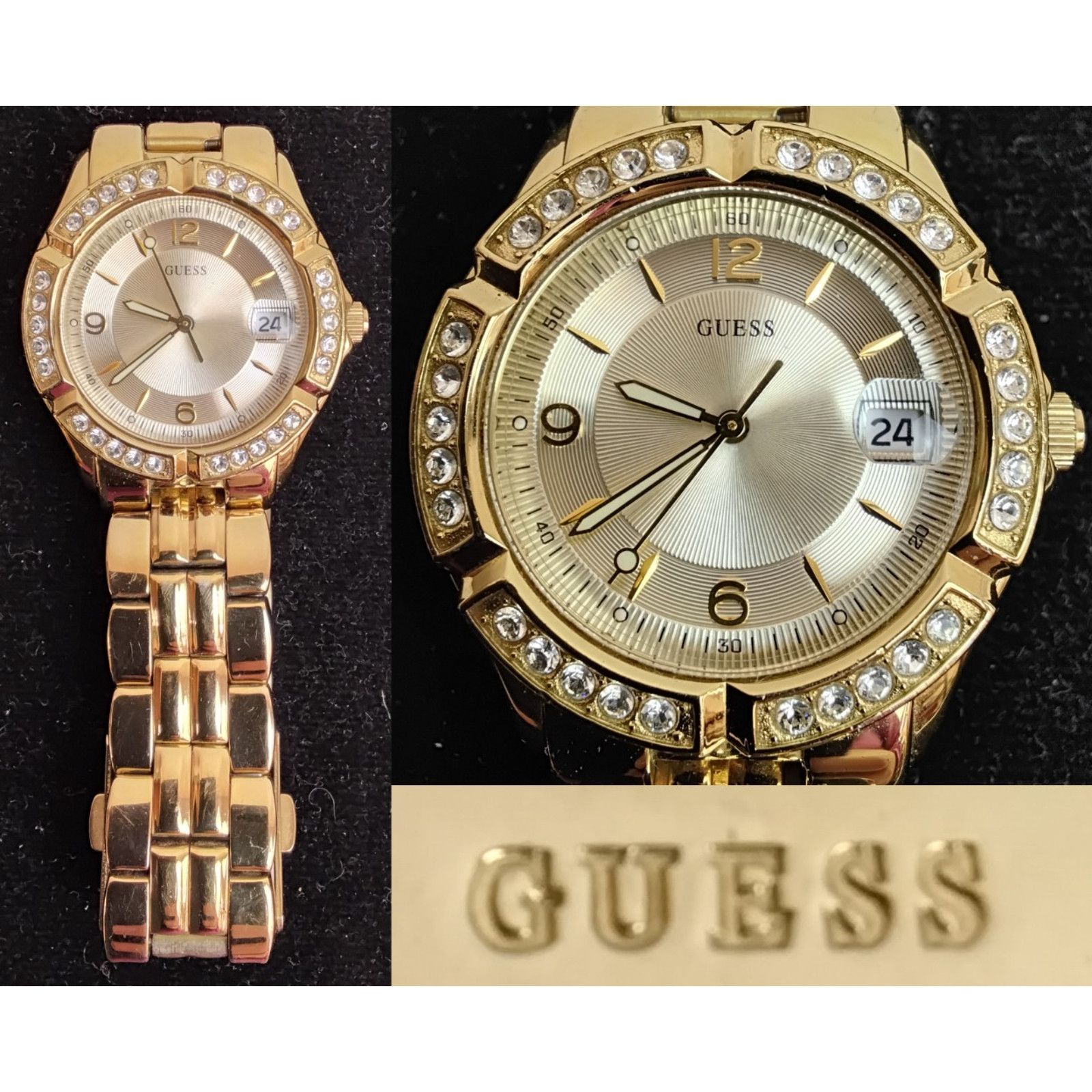 Guess Guess WaterPro Ladies Watch U85110L1 Gold Color Size ONE SIZE - 1 Thumbnail
