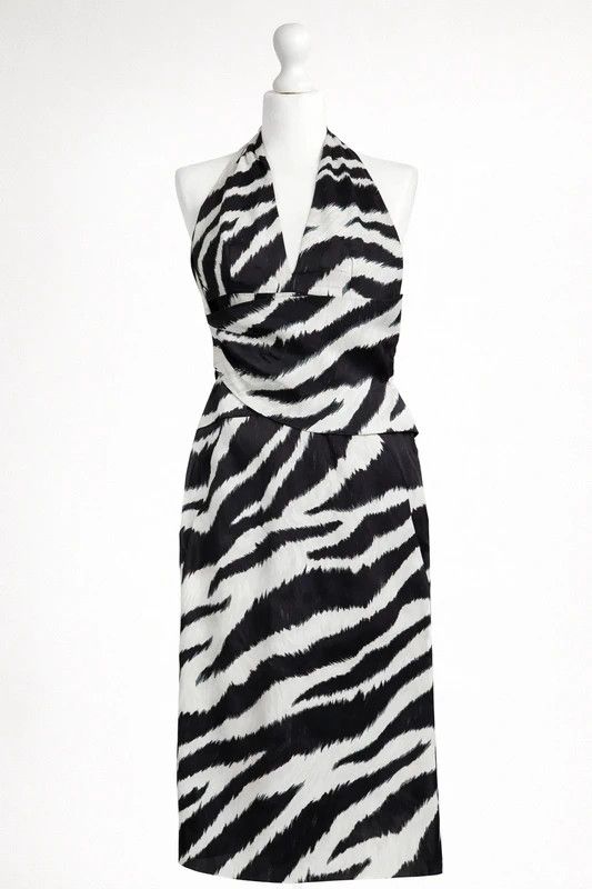 Karen Millen Zebra Print Karen Millen midi Dress . Size M / US 6-8 / IT 42-44 - 1 Thumbnail