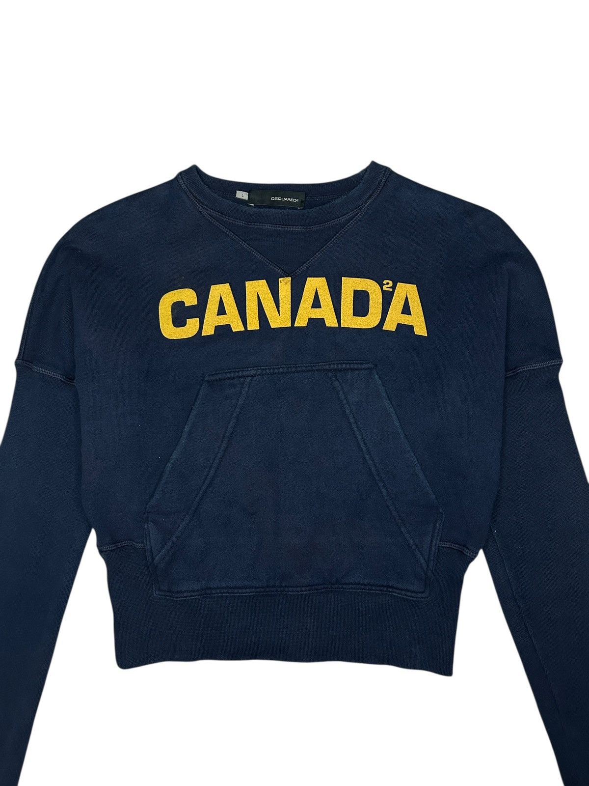 Dsquared2 F/W 04 Canada Cropped Sweatshirt Size L / US 10 / IT 46 - 3 Thumbnail