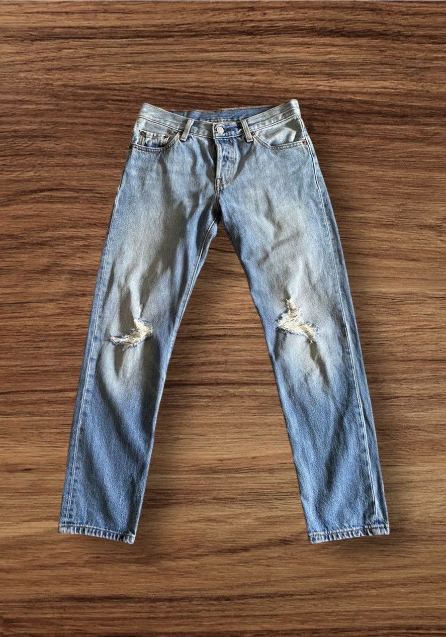 Levi's × Levi's Vintage Clothing Levi’s CT 501 Distressed Denim Jeans Size US 28 / EU 44 - 1 Thumbnail