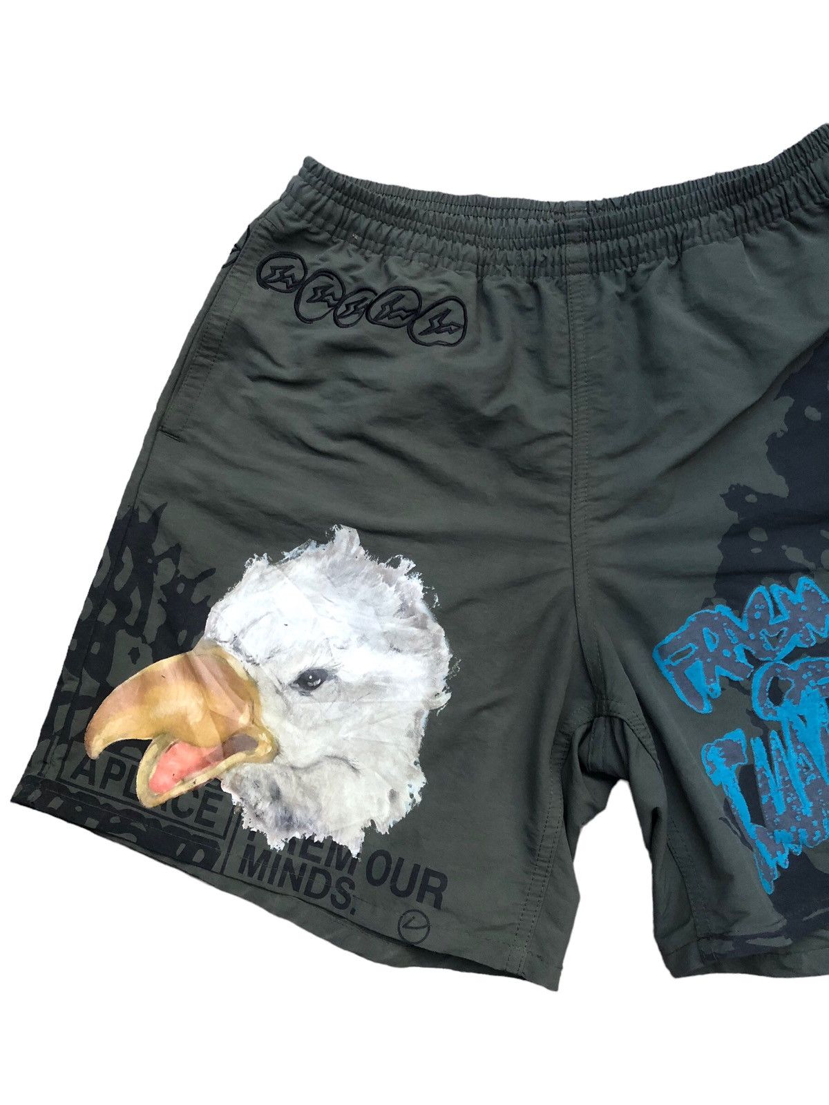 Fragment Design × Travis Scott TRAVIS SCOTT CACTUS JACK FRAGMENT Imagination Shorts Olive Size US 28 / EU 44 - 3 Thumbnail
