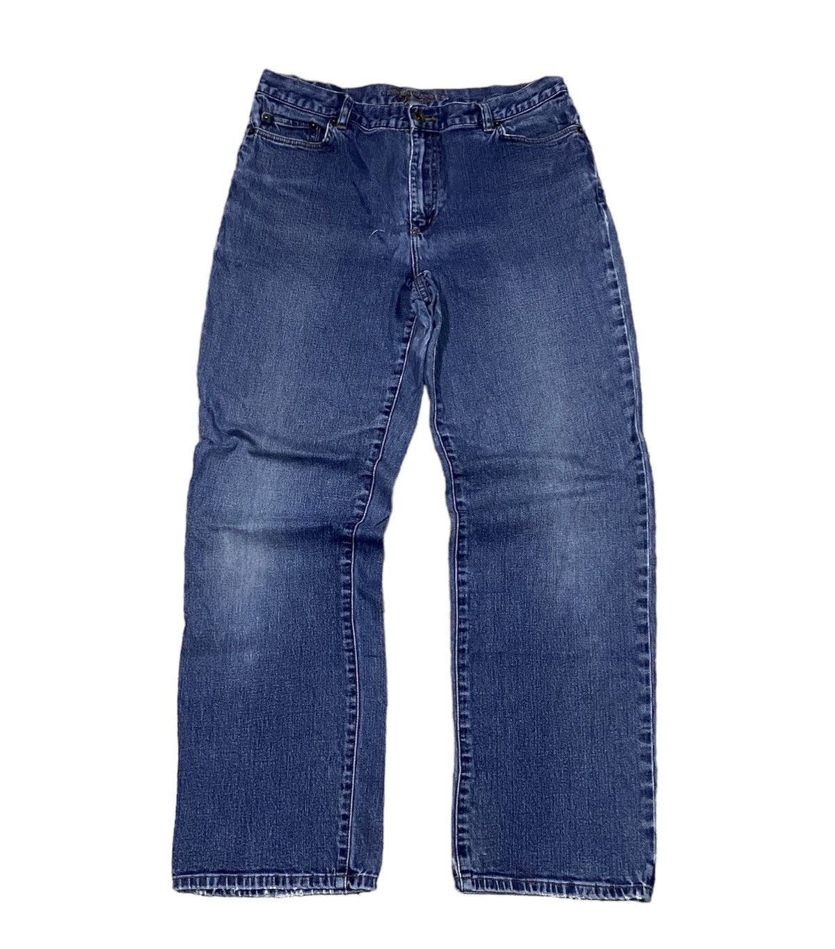 Jean × Ralph Lauren × Vintage Vintage RLL Lauren Ralph Lauren Light Weight Denim Jeans Size 33" - 1 Thumbnail